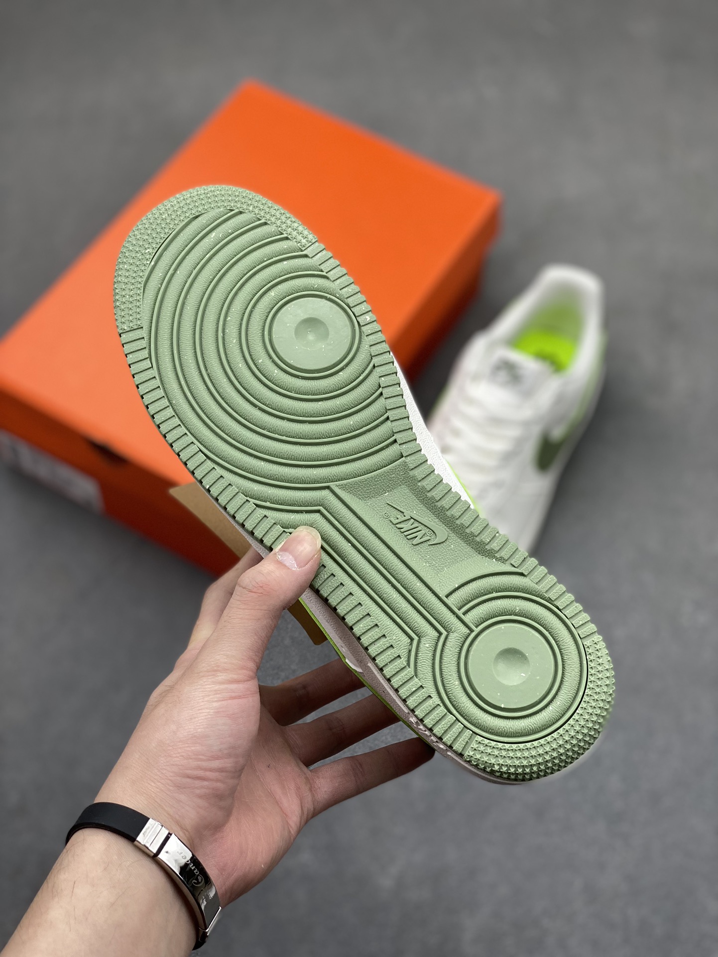 Nike Air Force 1 '07 Low Casual Sneakers - White/Olive 7 i1716930083 823 0