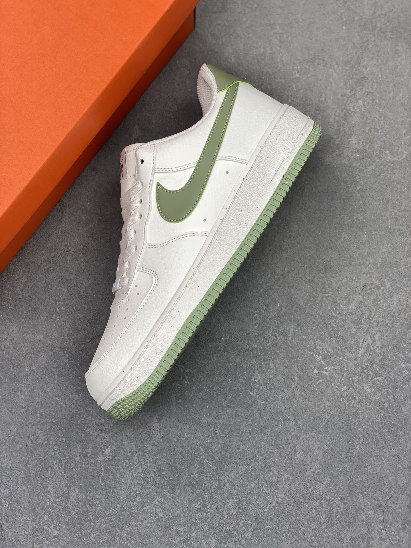 Nike Air Force 1 '07 Low Casual Sneakers - White/Olive 8 i1716930083 9012 1