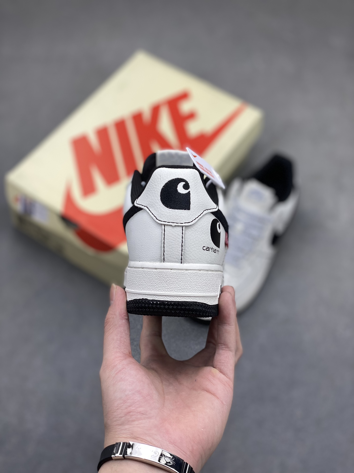 Nike Air Force 1 Low Carhartt WIP White Black (KH-769811) - Size 36-45 5 i1716930135 8002 4