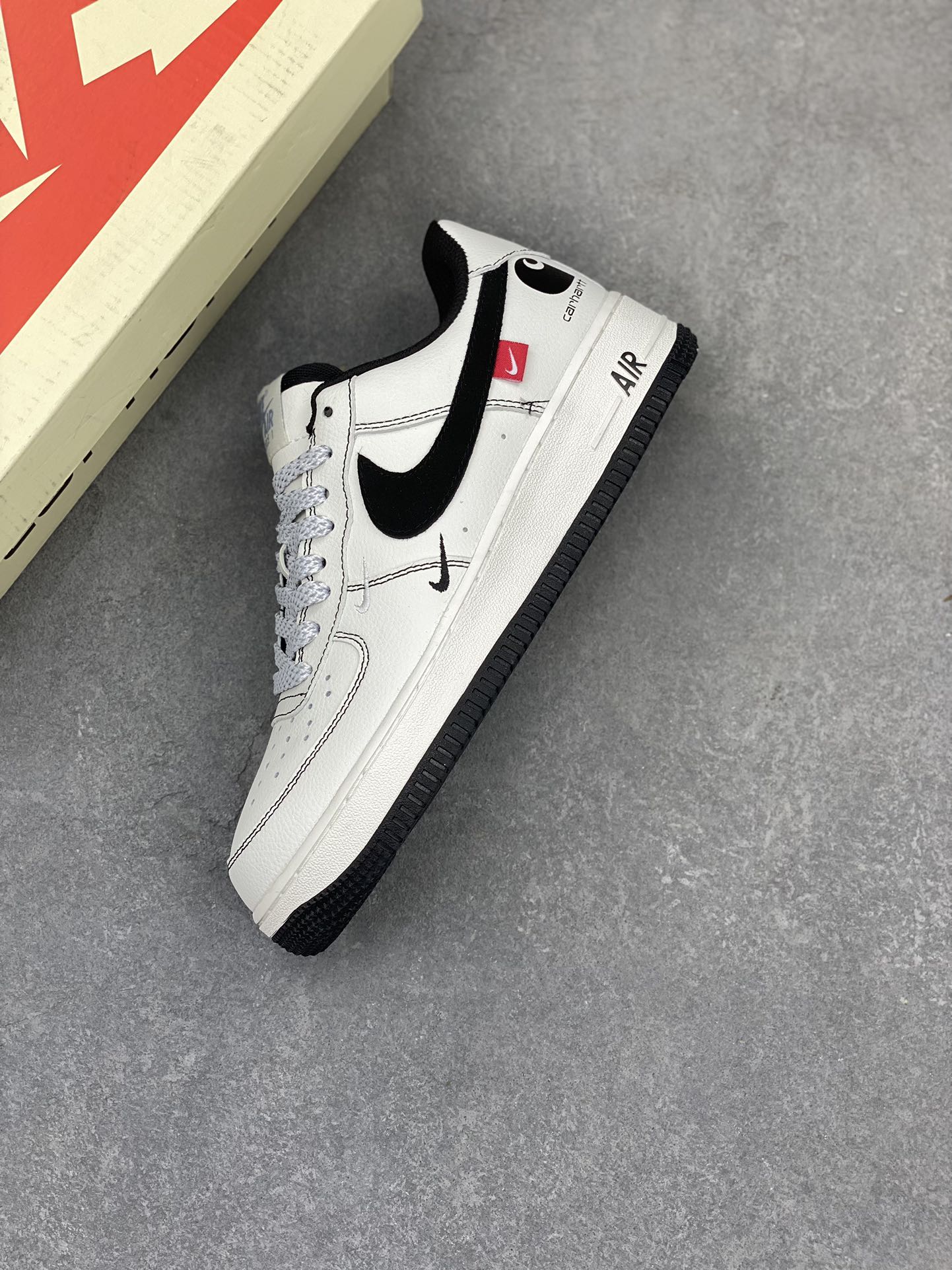 Nike Air Force 1 Low Carhartt WIP White Black (KH-769811) - Size 36-45 8 i1716930135 9318 8