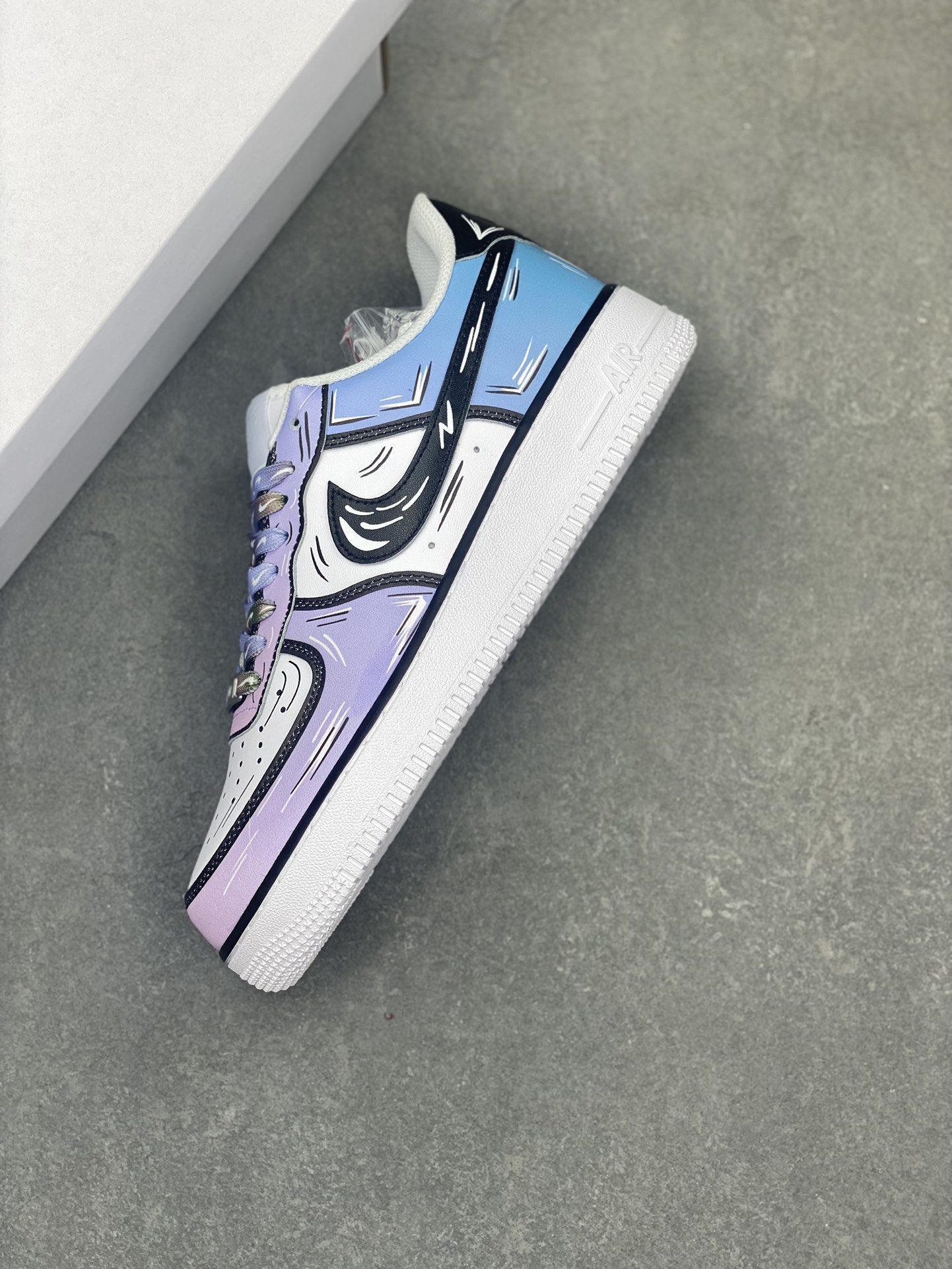 Nike Air Force 1 Low '07 Anime Custom Sneakers - Cotton Candy 8 i1717005172 3294 6