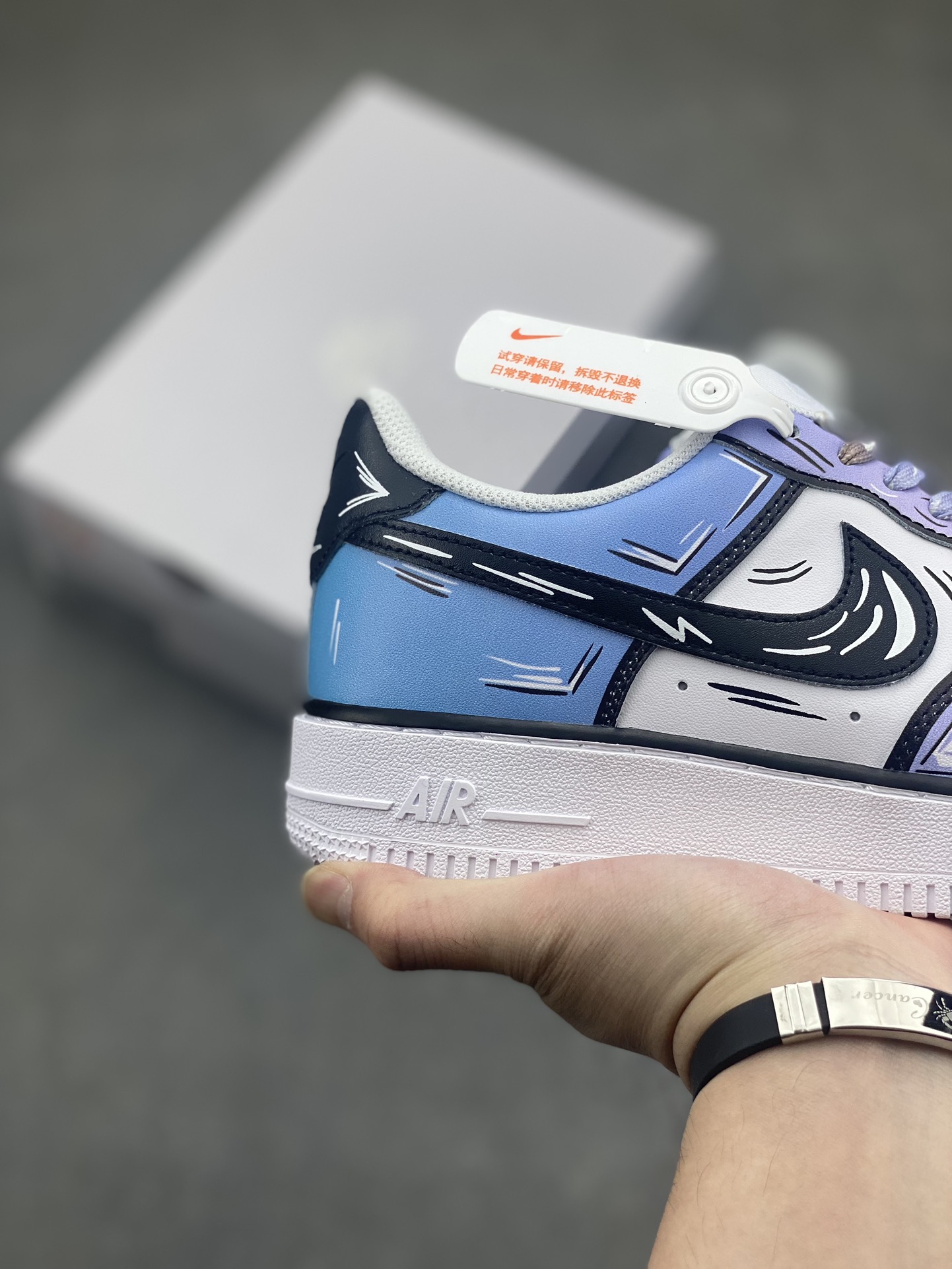 Nike Air Force 1 Low '07 Anime Custom Sneakers - Cotton Candy 6 i1717005172 5888 8