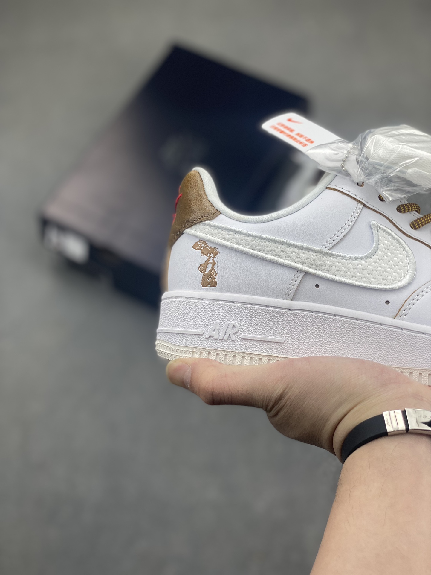 Nike Air Force 1 '07 Low White/Brown Casual Shoes HF5716-111 6 i1717005469 8534 3