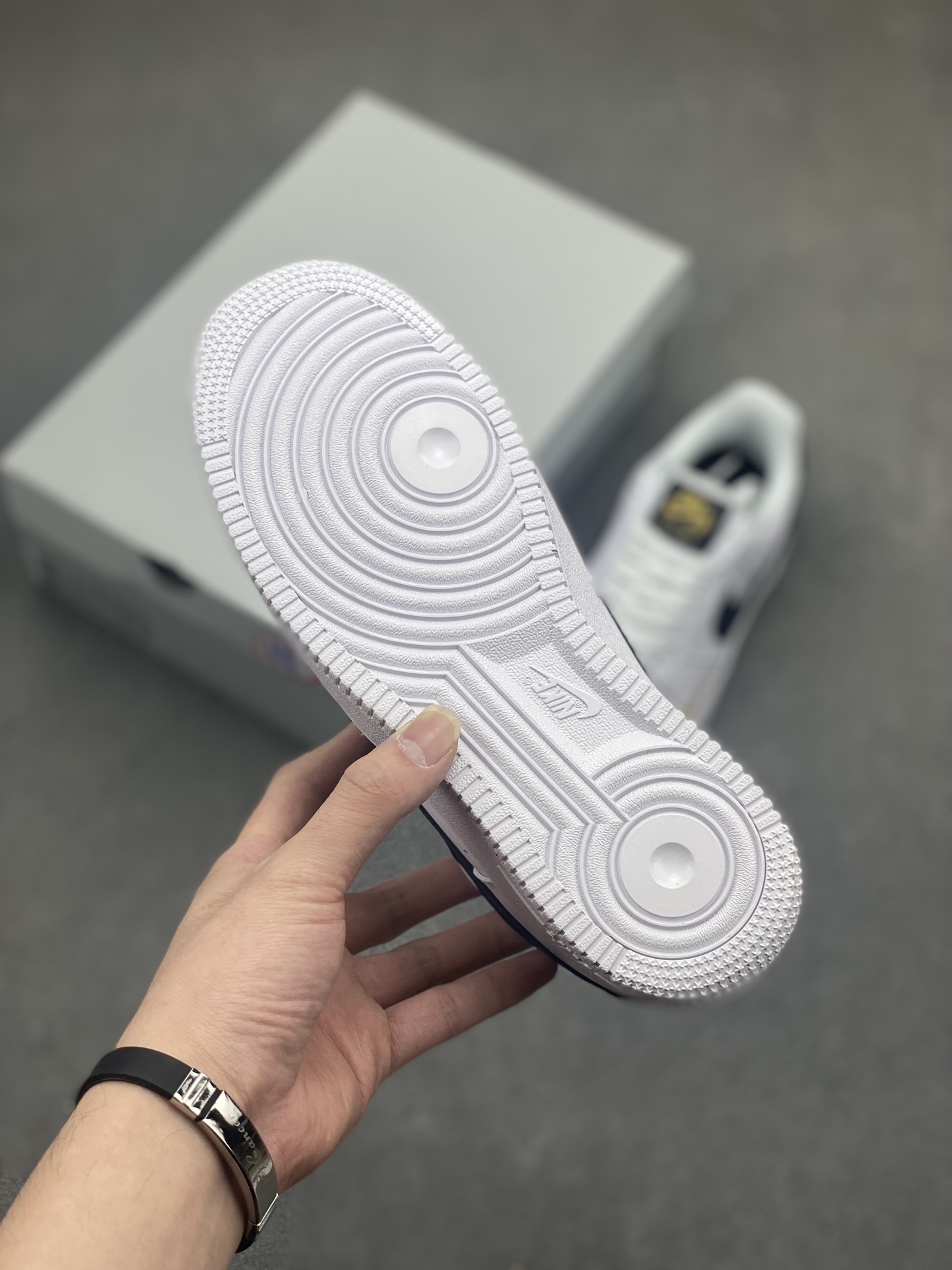Nike Air Force 1 Low White Black Mini Swoosh Casual Sneaker CZ0270-102 7 i1717005618 8157 8