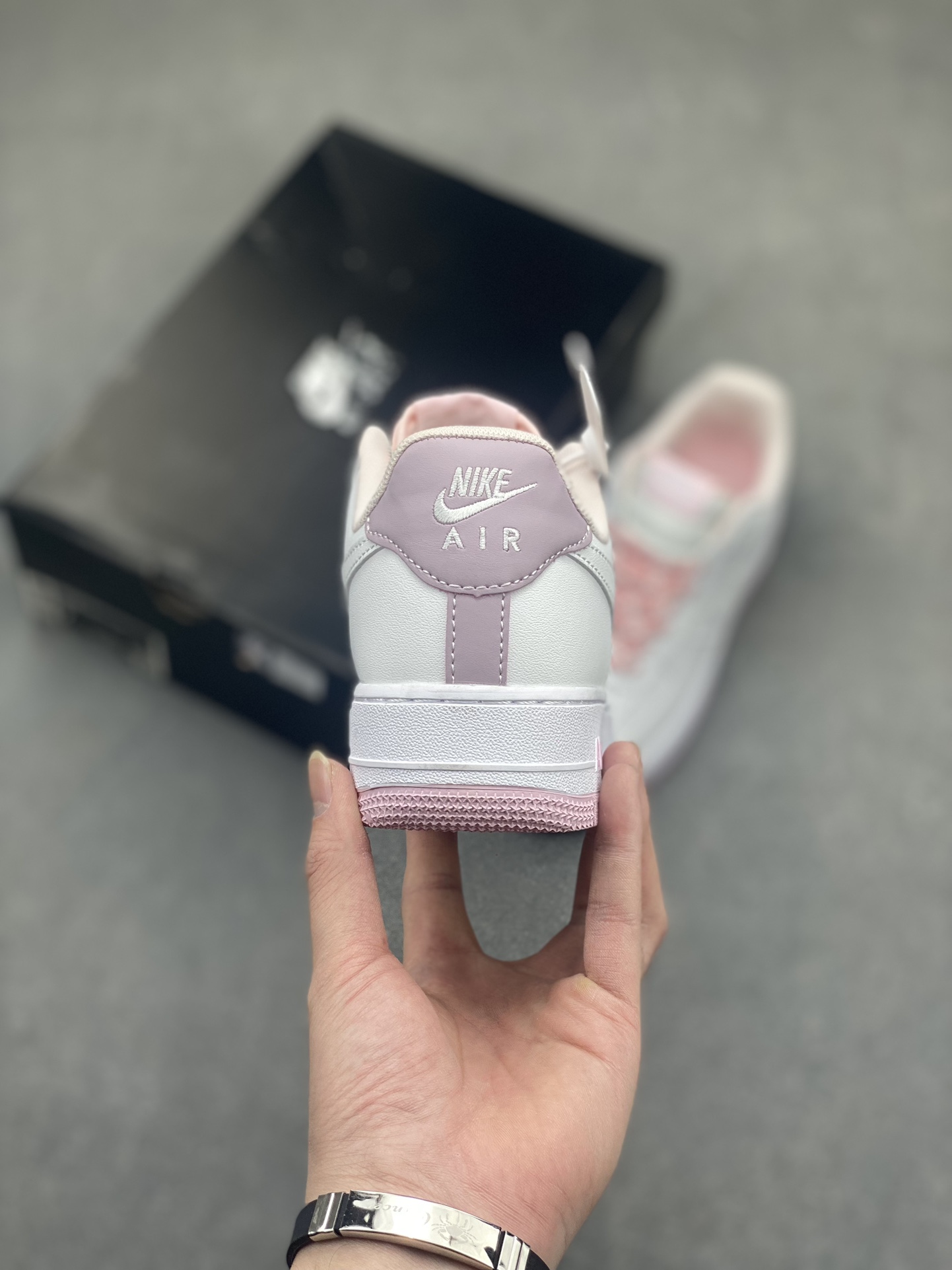 Nike Women's Air Force 1 GS White Lilac Casual Sneakers CD6915-100 5 i1717005929 1098 1