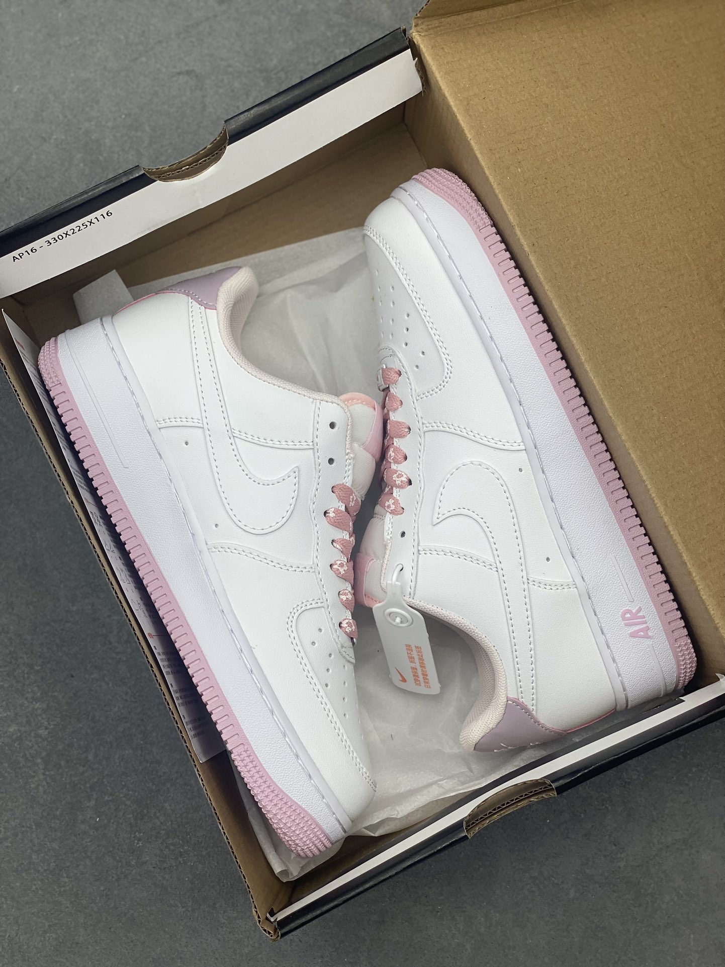 Nike Women's Air Force 1 GS White Lilac Casual Sneakers CD6915-100 10 i1717005929 2837 4