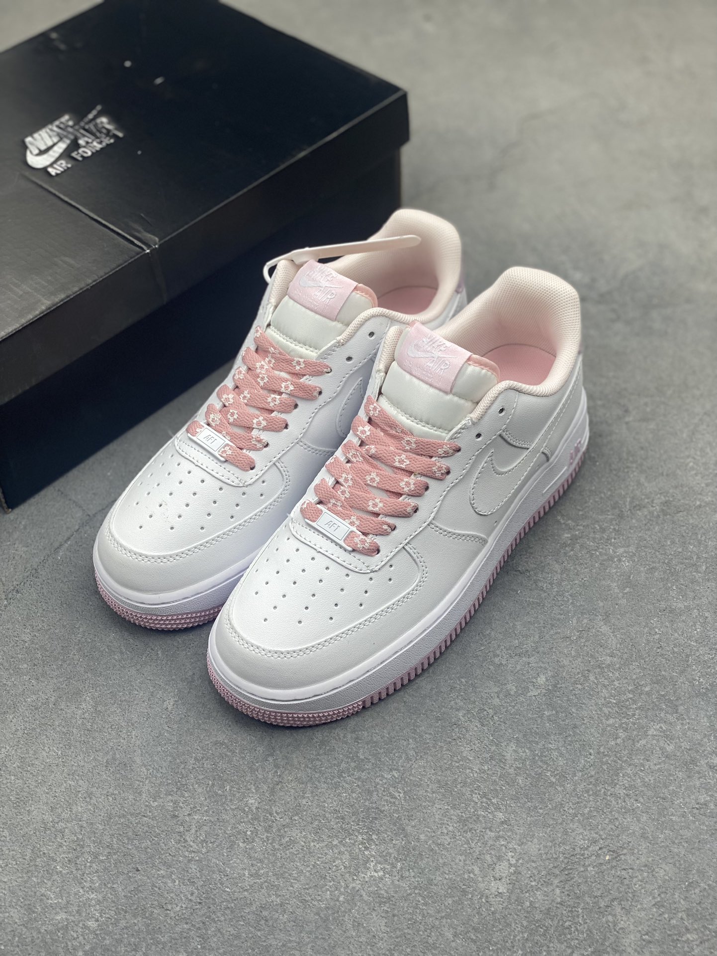 Nike Women's Air Force 1 GS White Lilac Casual Sneakers CD6915-100 9 i1717005929 3741 8