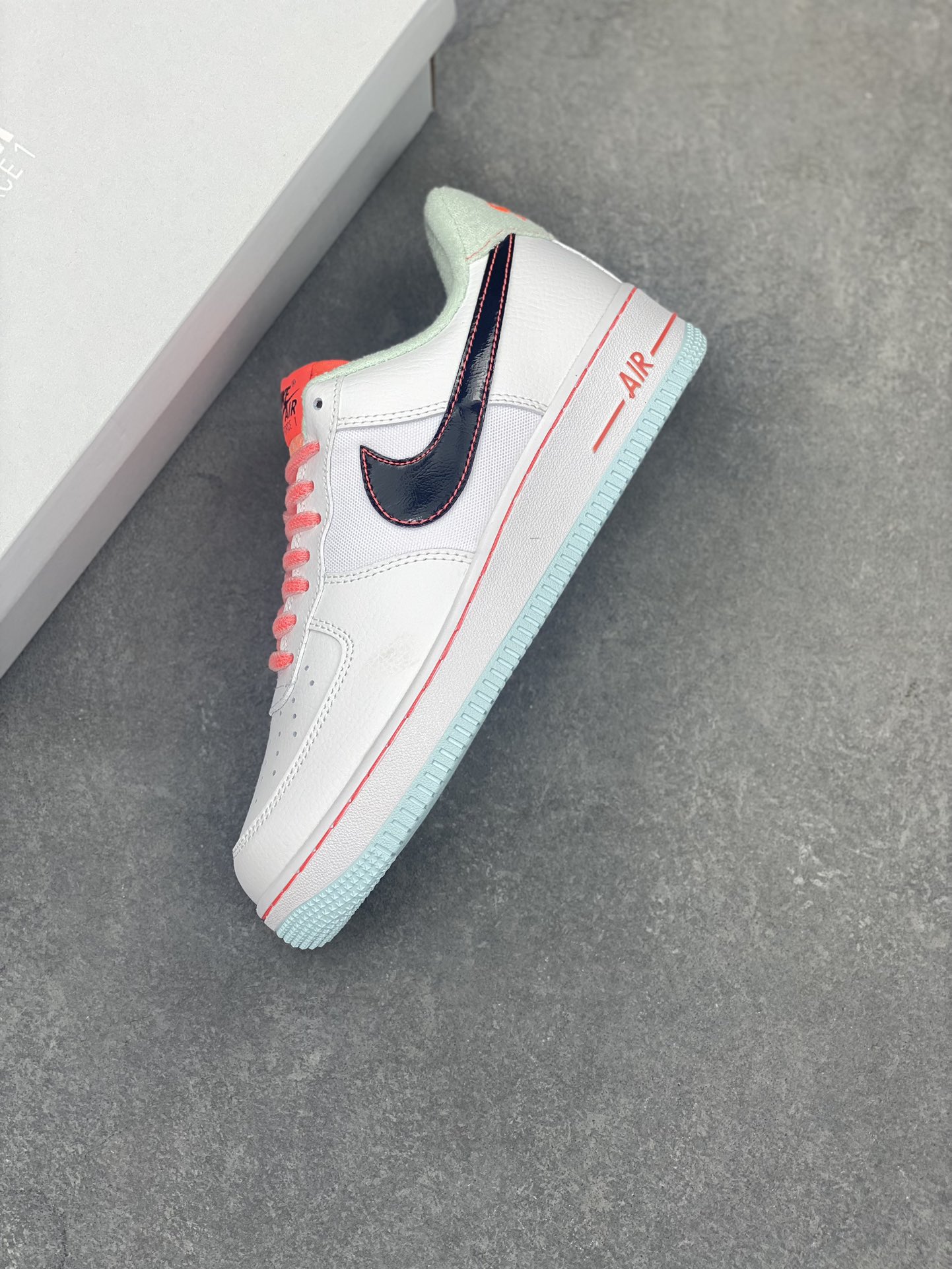 Nike Air Force 1 'Blue Coast' Colorblock Leather Sneakers 8 i1717005974 4015 1
