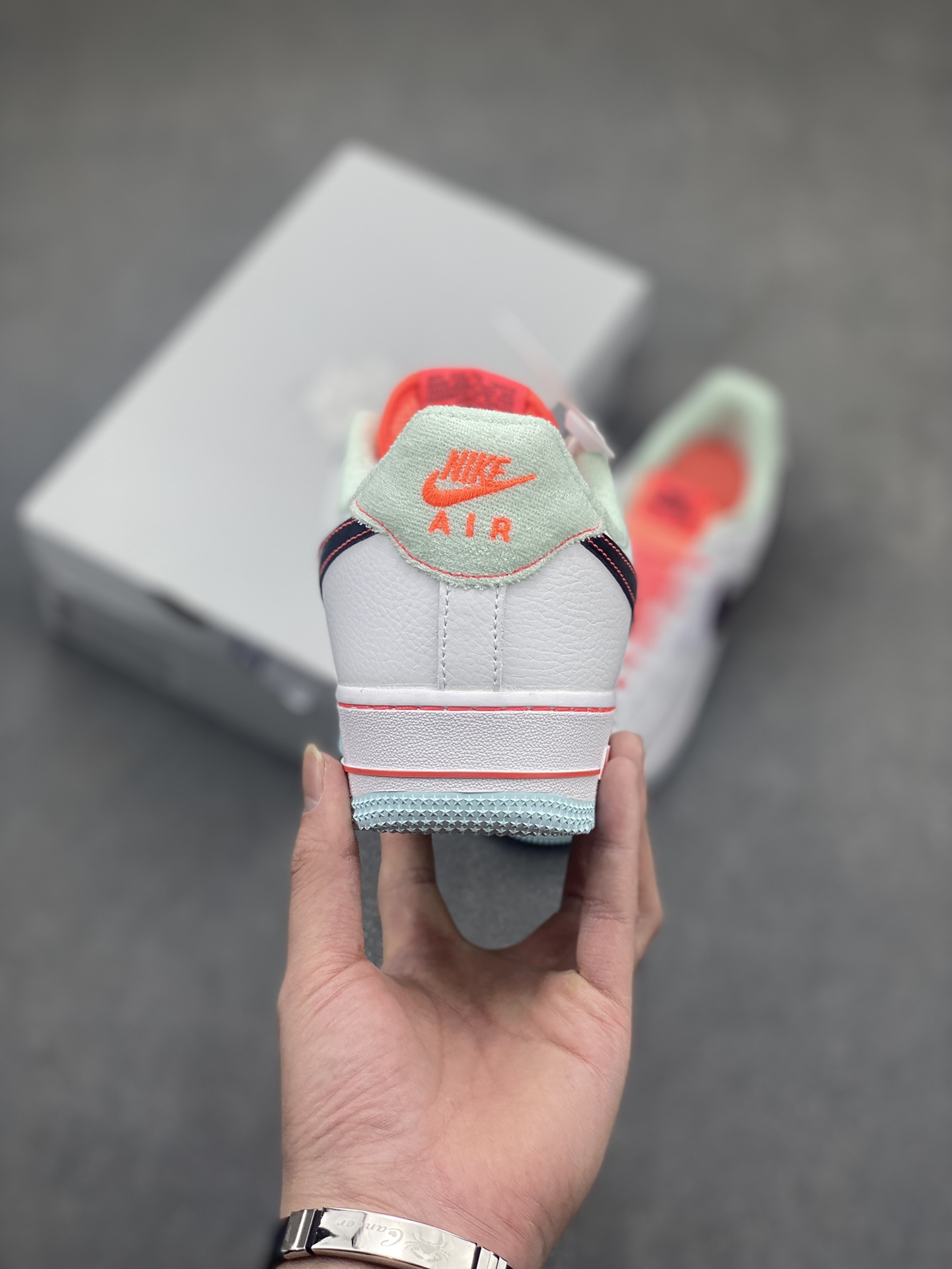 Nike Air Force 1 'Blue Coast' Colorblock Leather Sneakers 5 i1717005974 6834 0