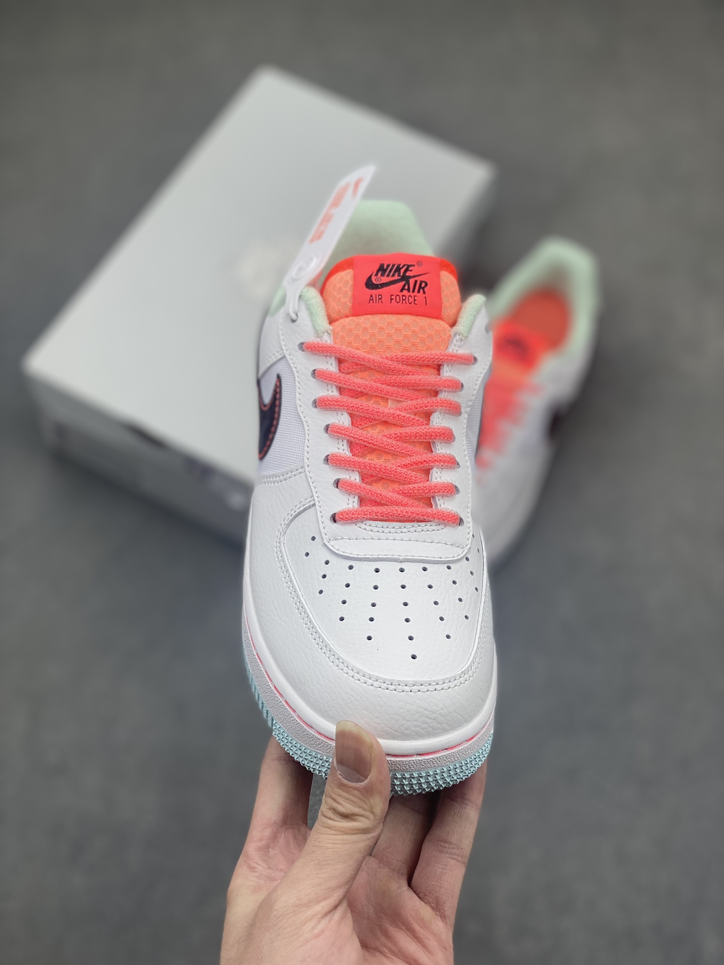Nike Air Force 1 'Blue Coast' Colorblock Leather Sneakers 3 i1717005975 1773 7