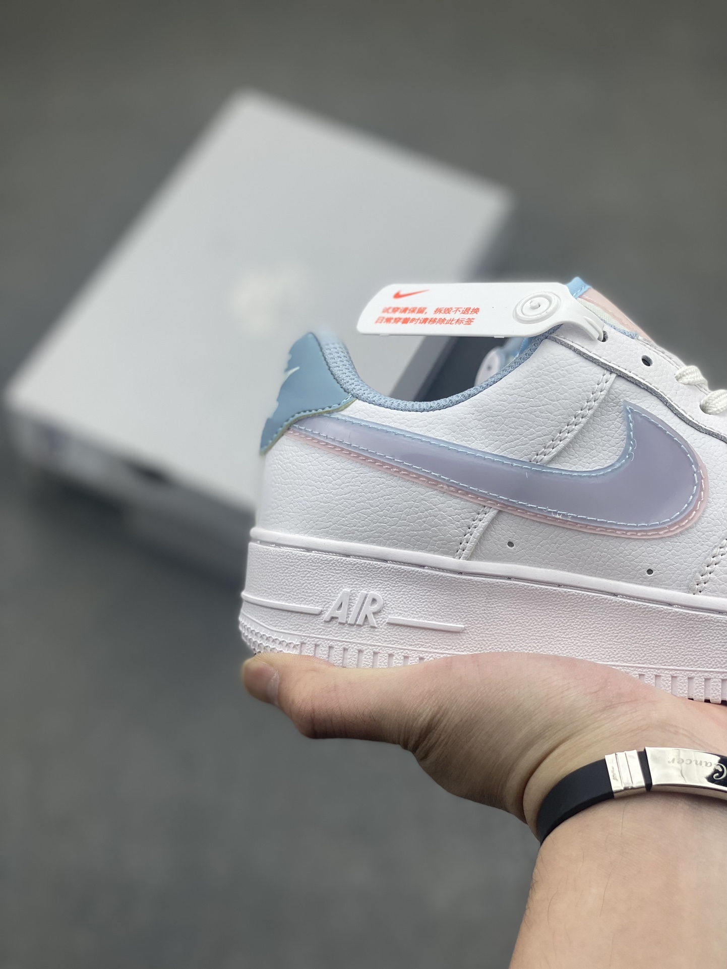Nike Air Force 1 Low White Pink Blue "3D Glasses" - Size 35.5 to 40 6 i1717006012 1060 6