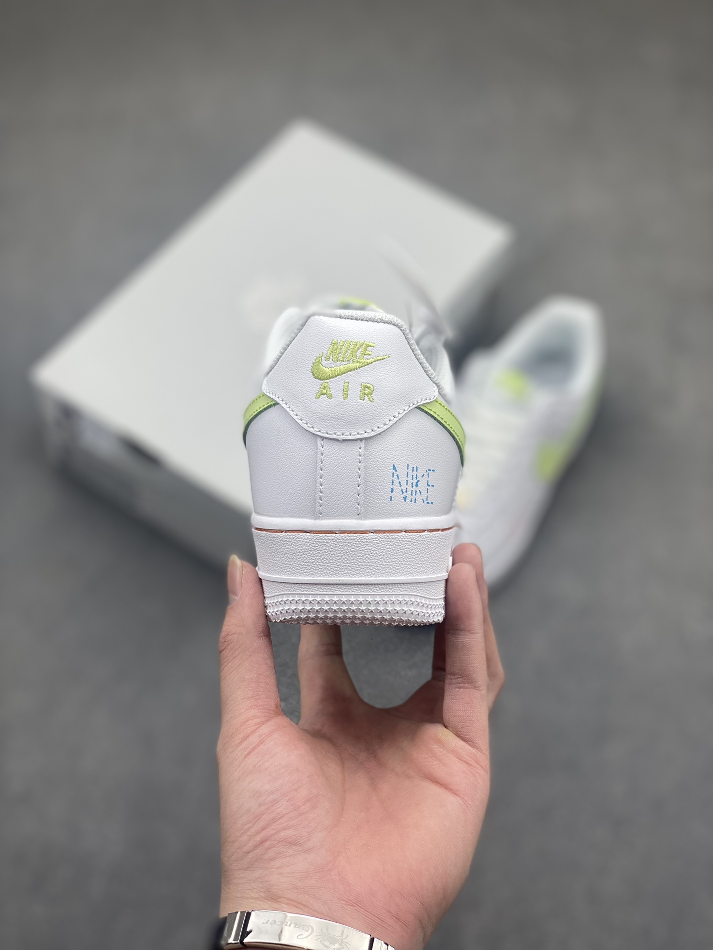 Nike Women's Air Force 1 GS 'White Lilac' Leather Low-Top Sneakers 5 i1717006060 4109 0