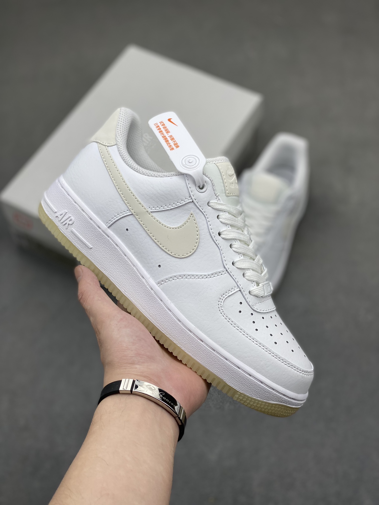 Nike Air Force 1 Low '07 White/Grey Glow Casual Sneakers - Premium Quality 2 i1717099403 2304 0