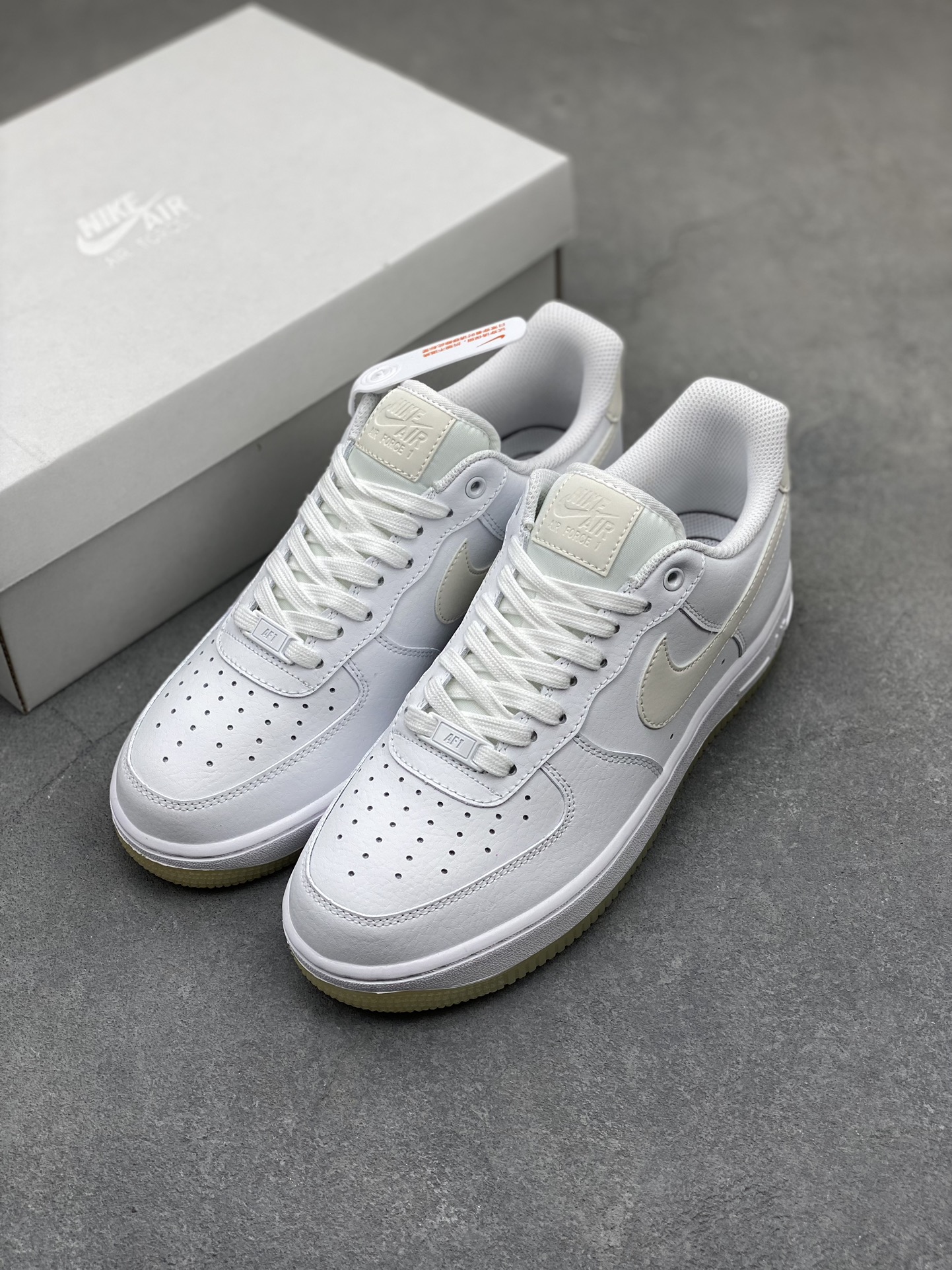 Nike Air Force 1 Low '07 White/Grey Glow Casual Sneakers - Premium Quality 9 i1717099403 4325 0