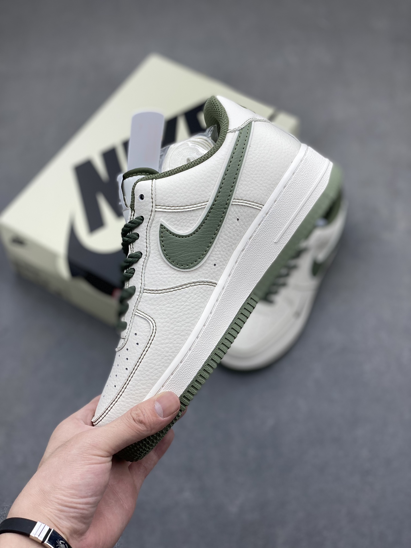 Undefeated x Nike Air Force 1 Low Olive Canvas Sneakers - Limited Edition 4 i1717099460 2815 2