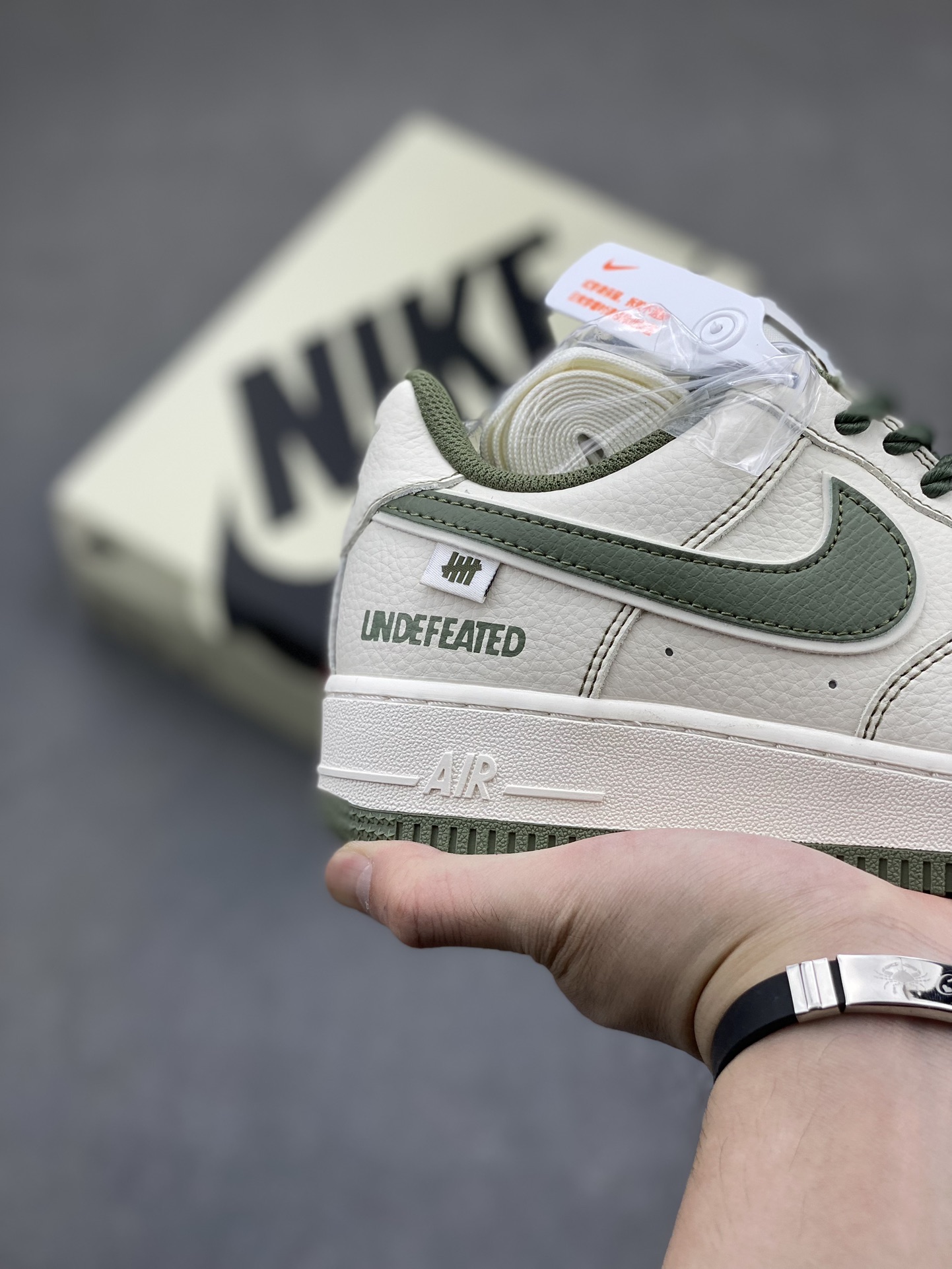 Undefeated x Nike Air Force 1 Low Olive Canvas Sneakers - Limited Edition 6 i1717099460 6296 5