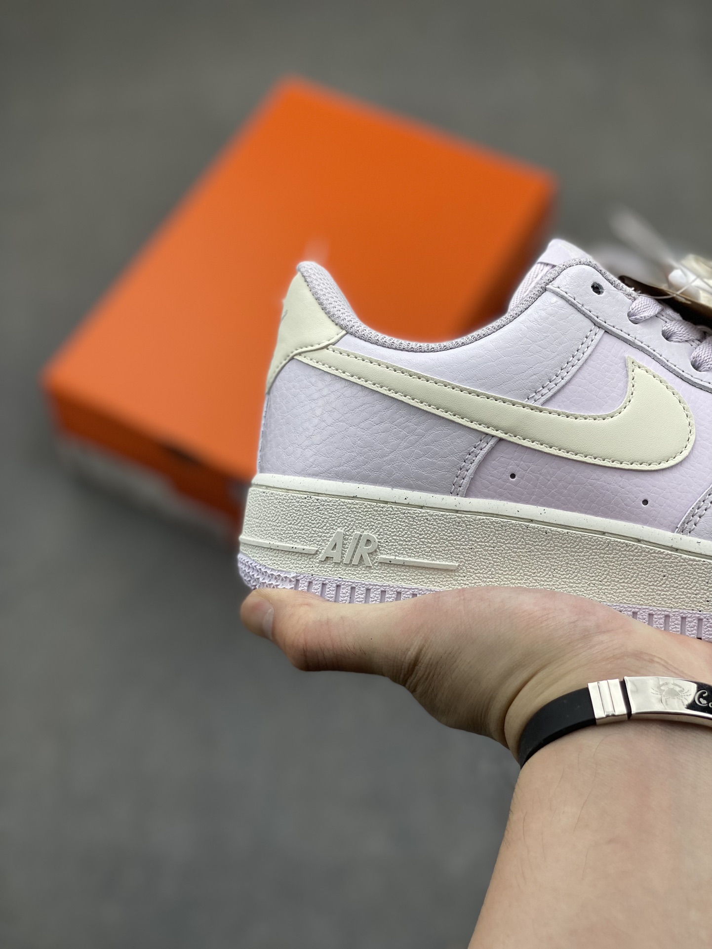 Nike Air Force 1 Low Purple White Sneakers with NFC Chip & Accessories 6 i1717186189 2449 0