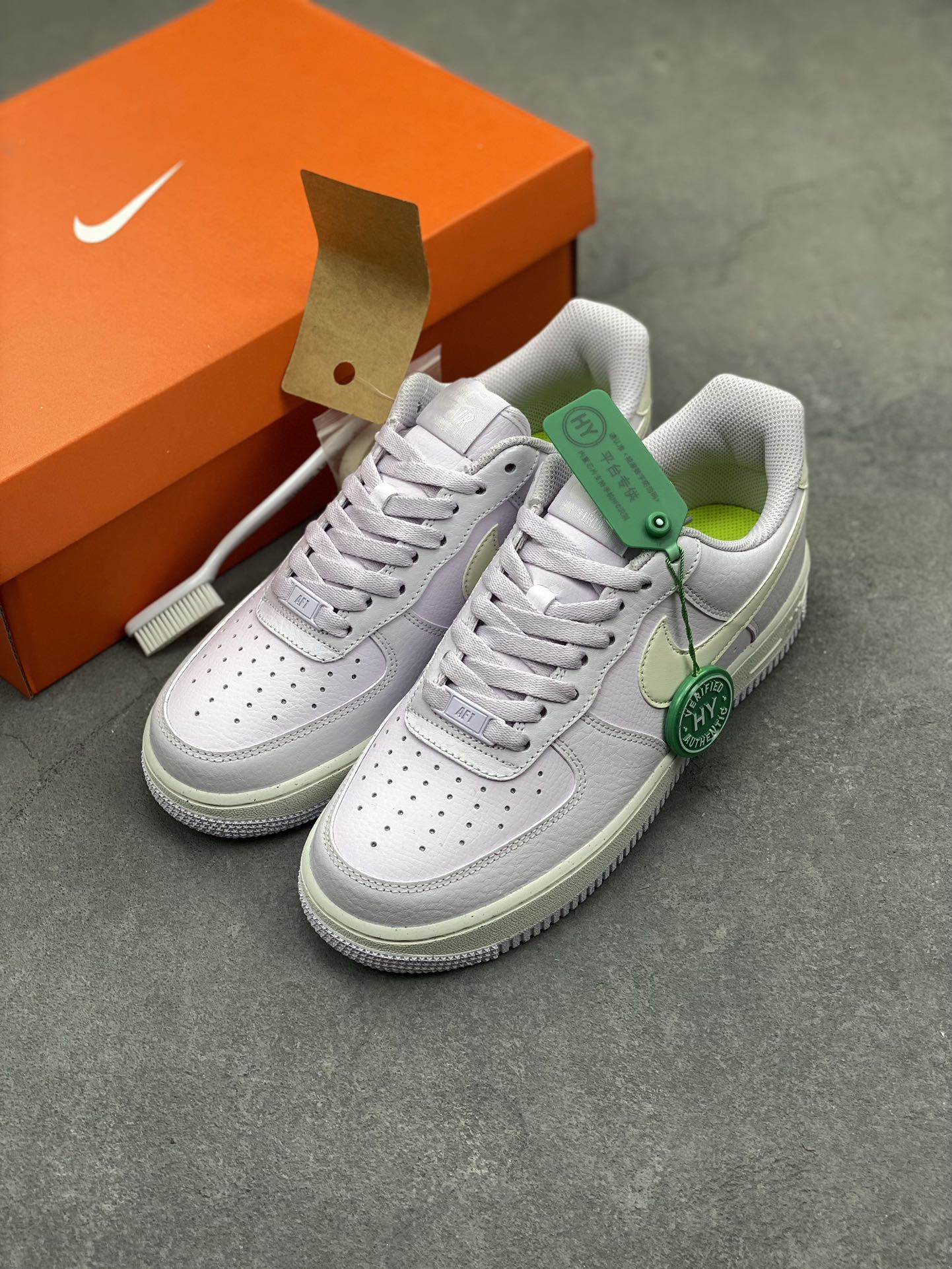 Nike Air Force 1 Low Purple White Sneakers with NFC Chip & Accessories 9 i1717186189 3279 8