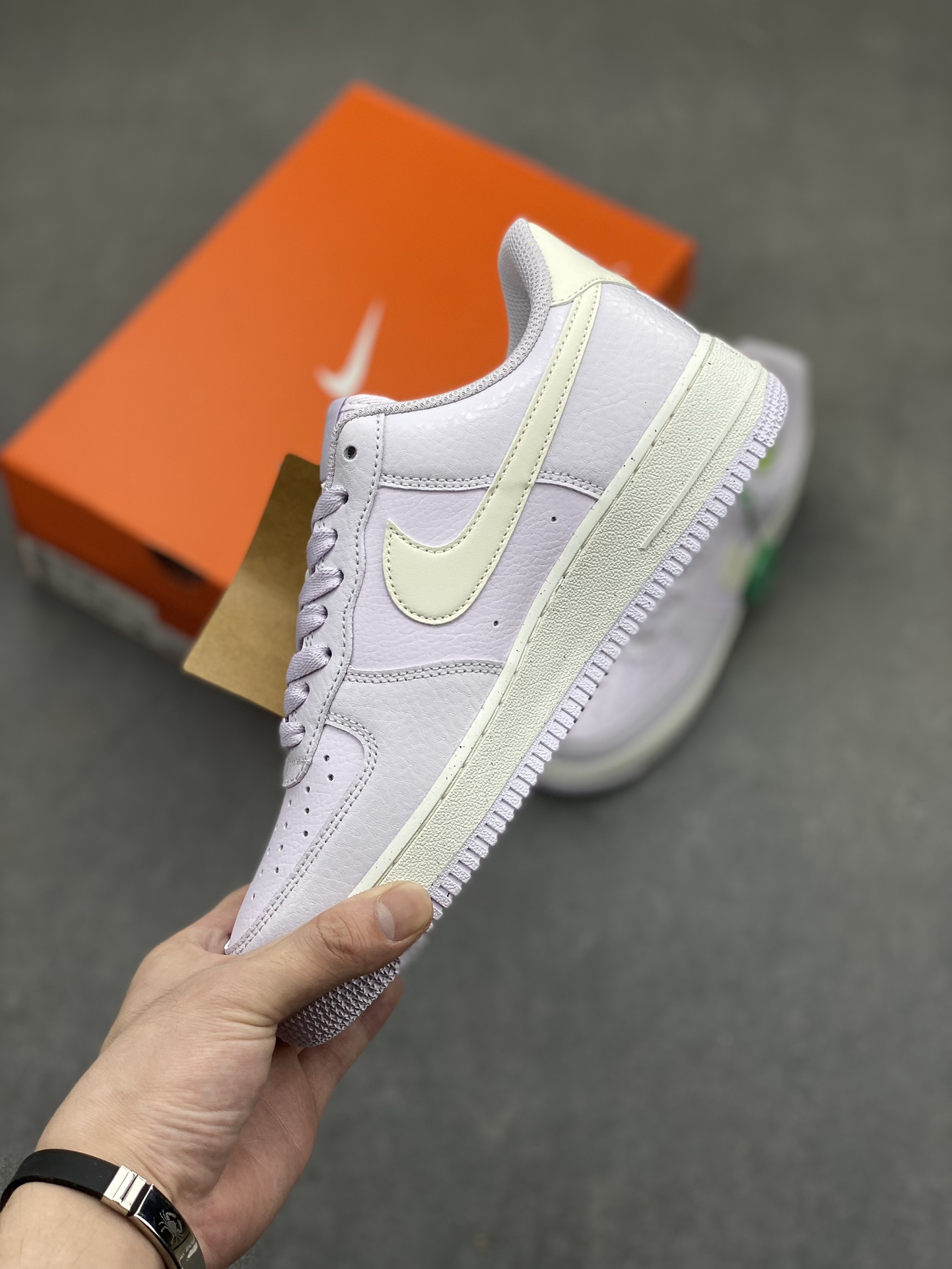 Nike Air Force 1 Low Purple White Sneakers with NFC Chip & Accessories 4 i1717186189 6915 3