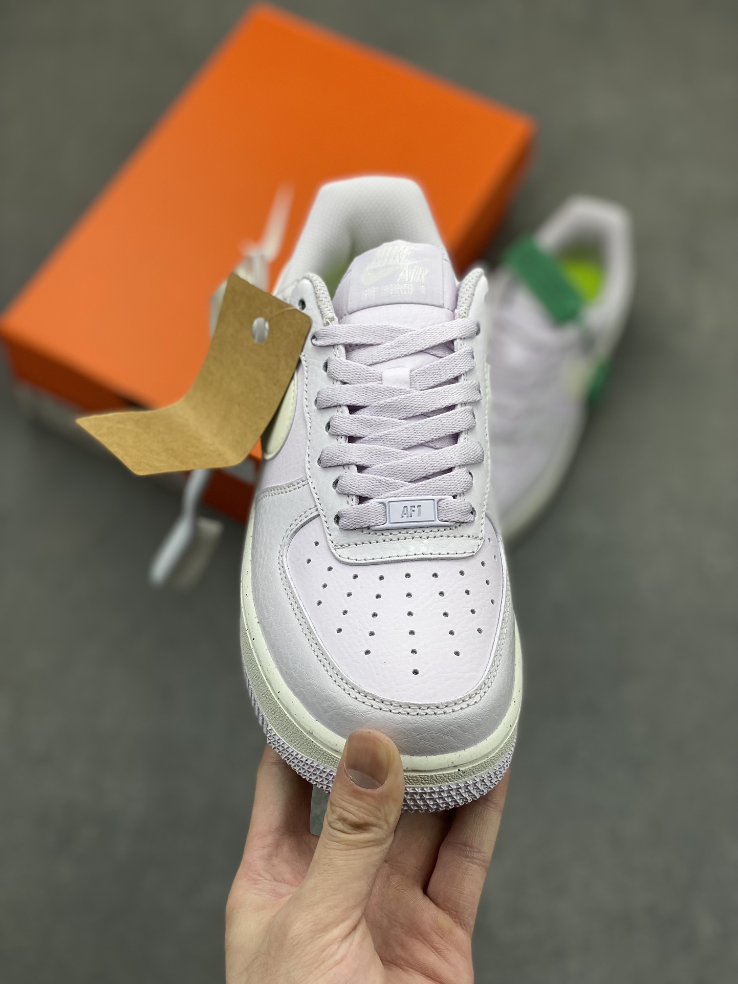 Nike Air Force 1 Low Purple White Sneakers with NFC Chip & Accessories 3 i1717186189 7242 2