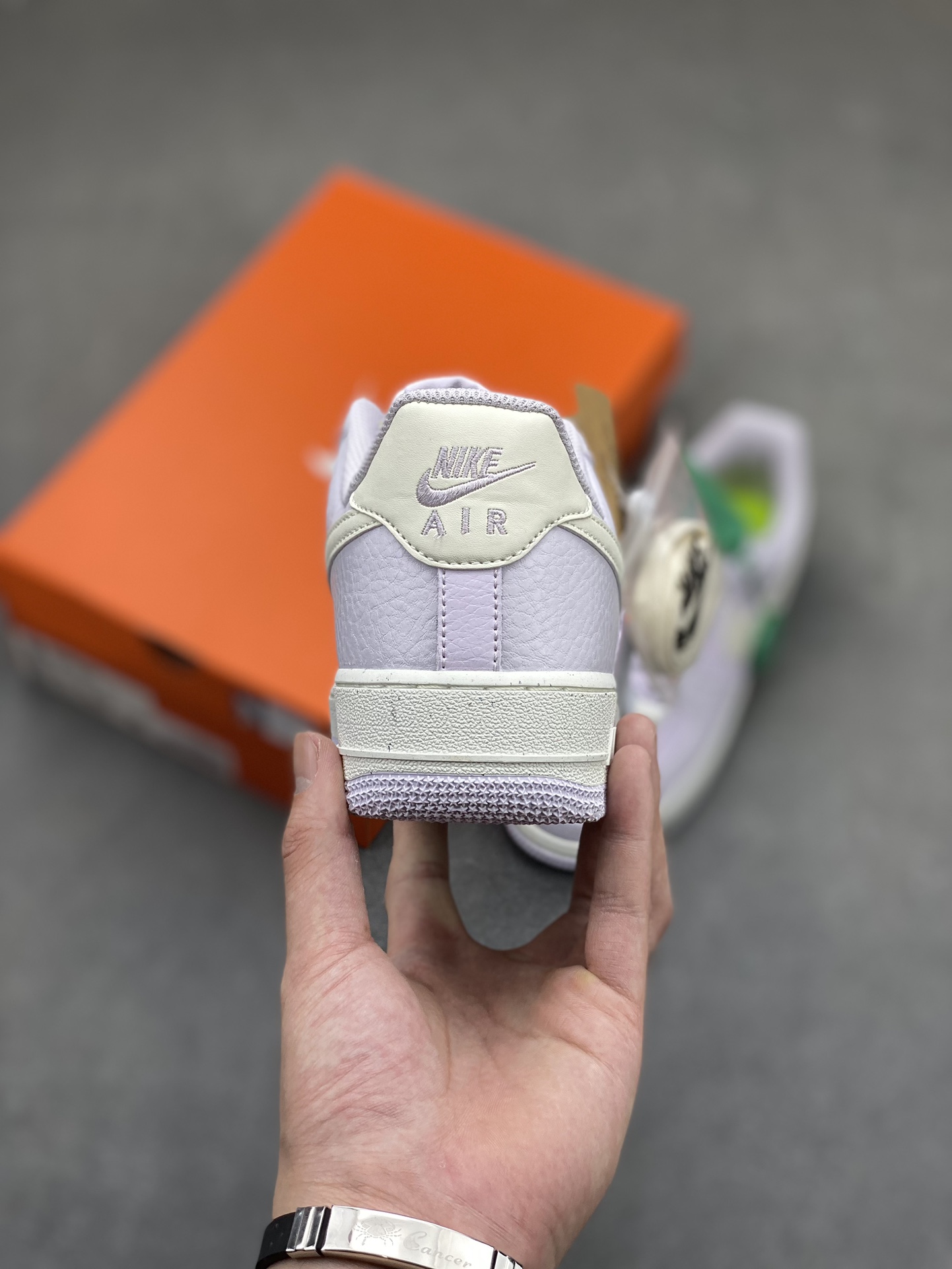 Nike Air Force 1 Low Purple White Sneakers with NFC Chip & Accessories 5 i1717186189 7716 4
