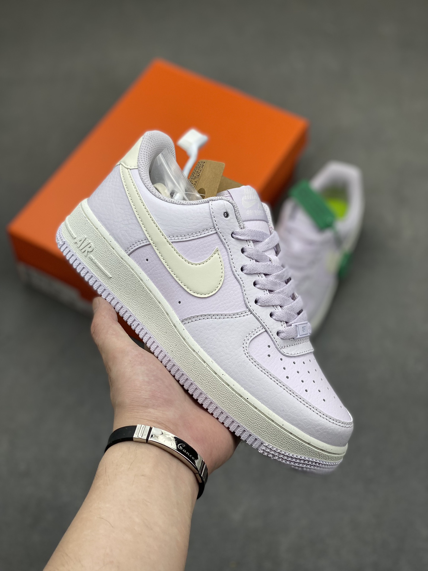 Nike Air Force 1 Low Purple White Sneakers with NFC Chip & Accessories 2 i1717186189 9755 6