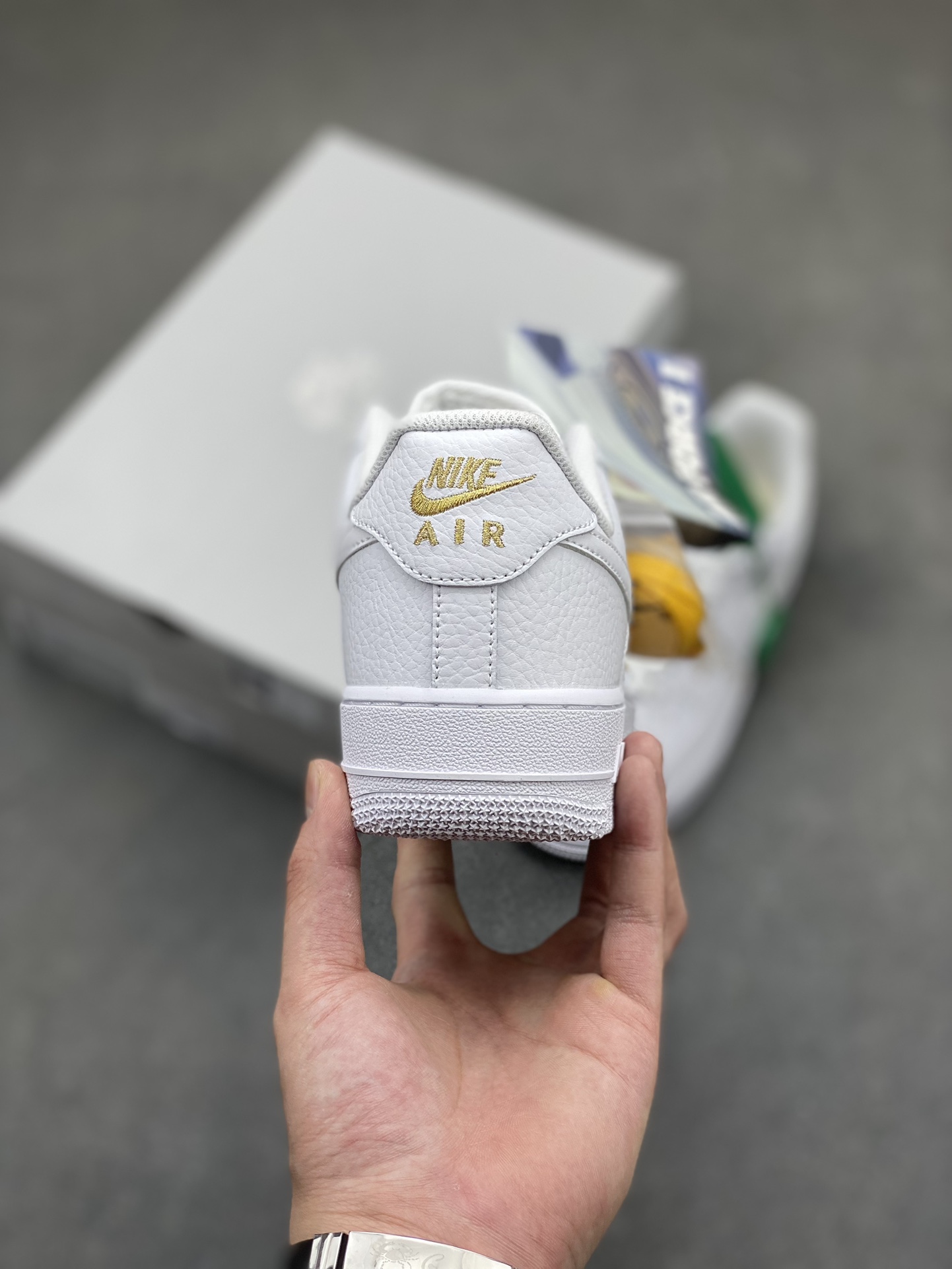 Nike Air Force 1 Low White/Gold Sneakers Original Quality - CT1989-100 5 i1717186245 4206 5