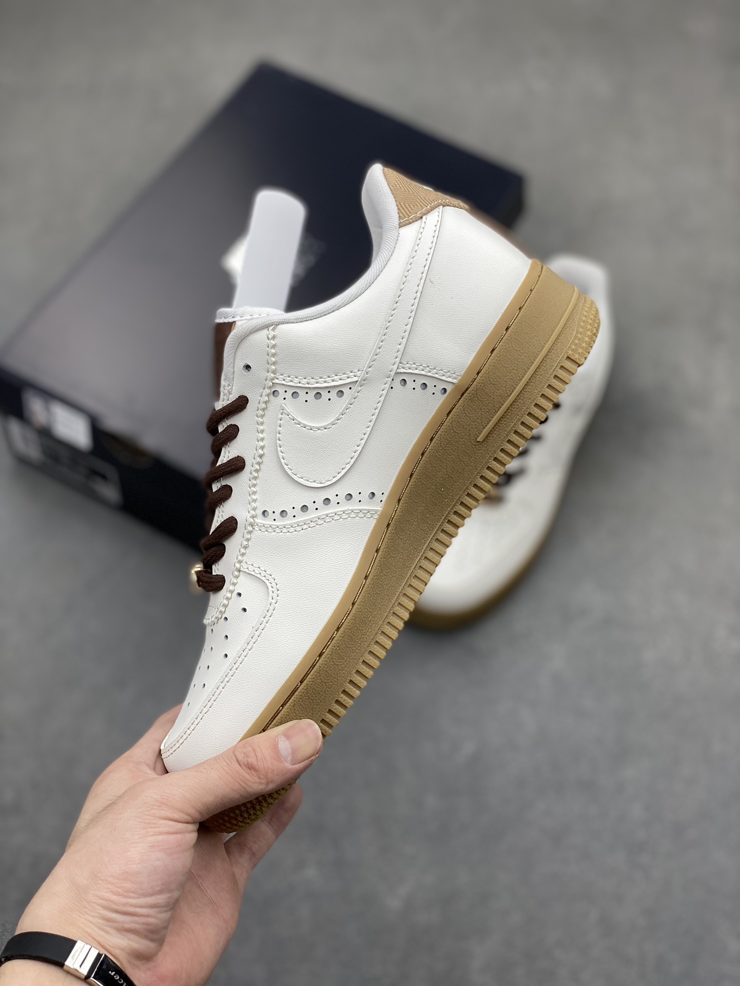Nike Air Force 1 FV3700-112 White/Brown Athletic Shoes Size 36-45 4 i1717357640 1468 8