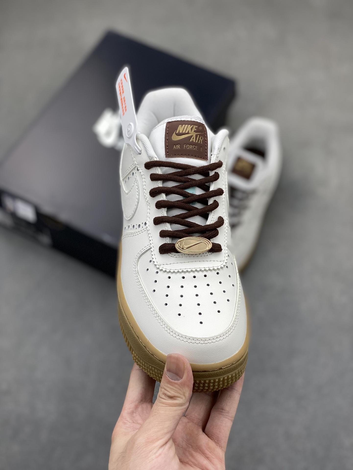 Nike Air Force 1 FV3700-112 White/Brown Athletic Shoes Size 36-45 3 i1717357640 7250 5