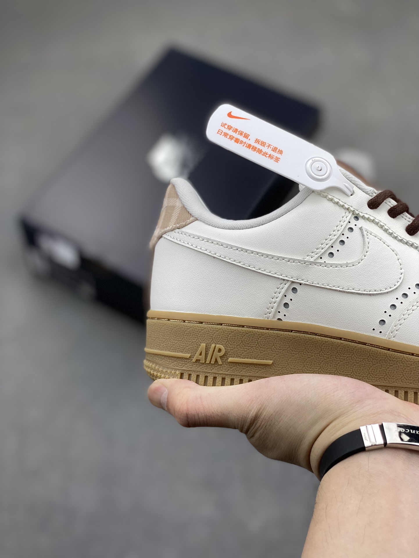 Nike Air Force 1 FV3700-112 White/Brown Athletic Shoes Size 36-45 6 i1717357640 8063 7
