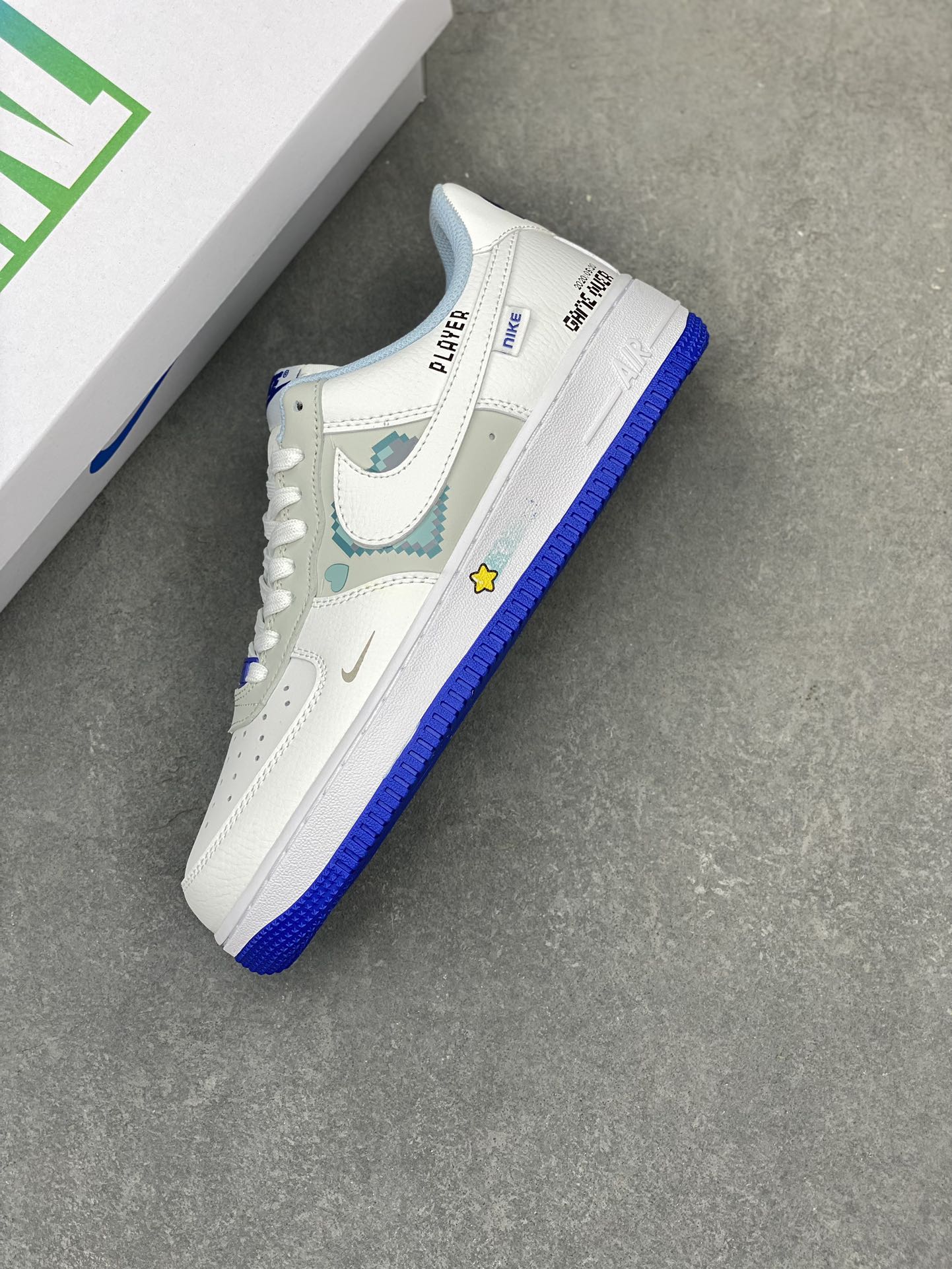 Nike Air Force 1 Low Retro FB1844-222 White/Blue Limited Edition Sneakers 8 i1717357821 2415 2
