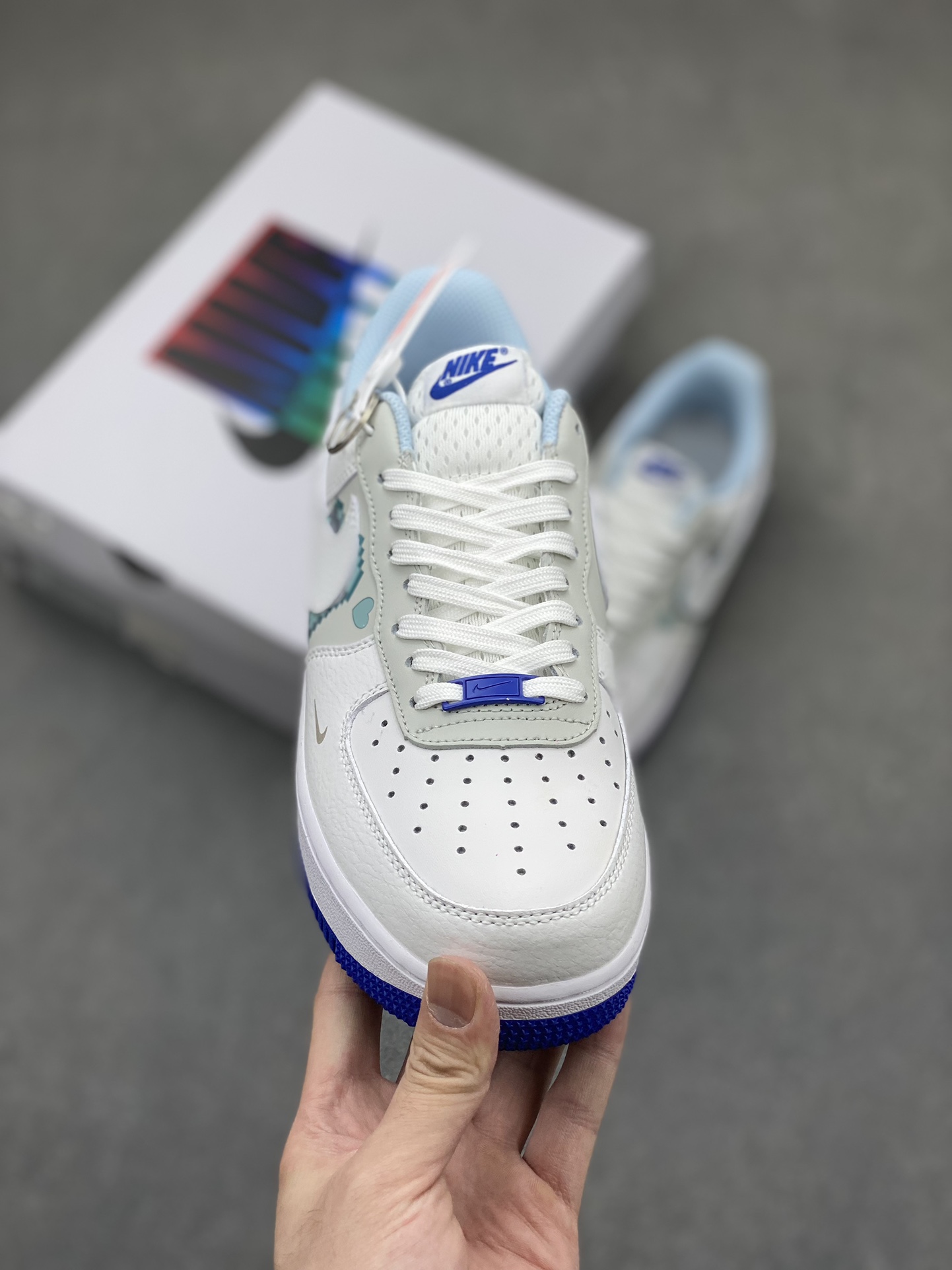 Nike Air Force 1 Low Retro FB1844-222 White/Blue Limited Edition Sneakers 3 i1717357822 5547 8