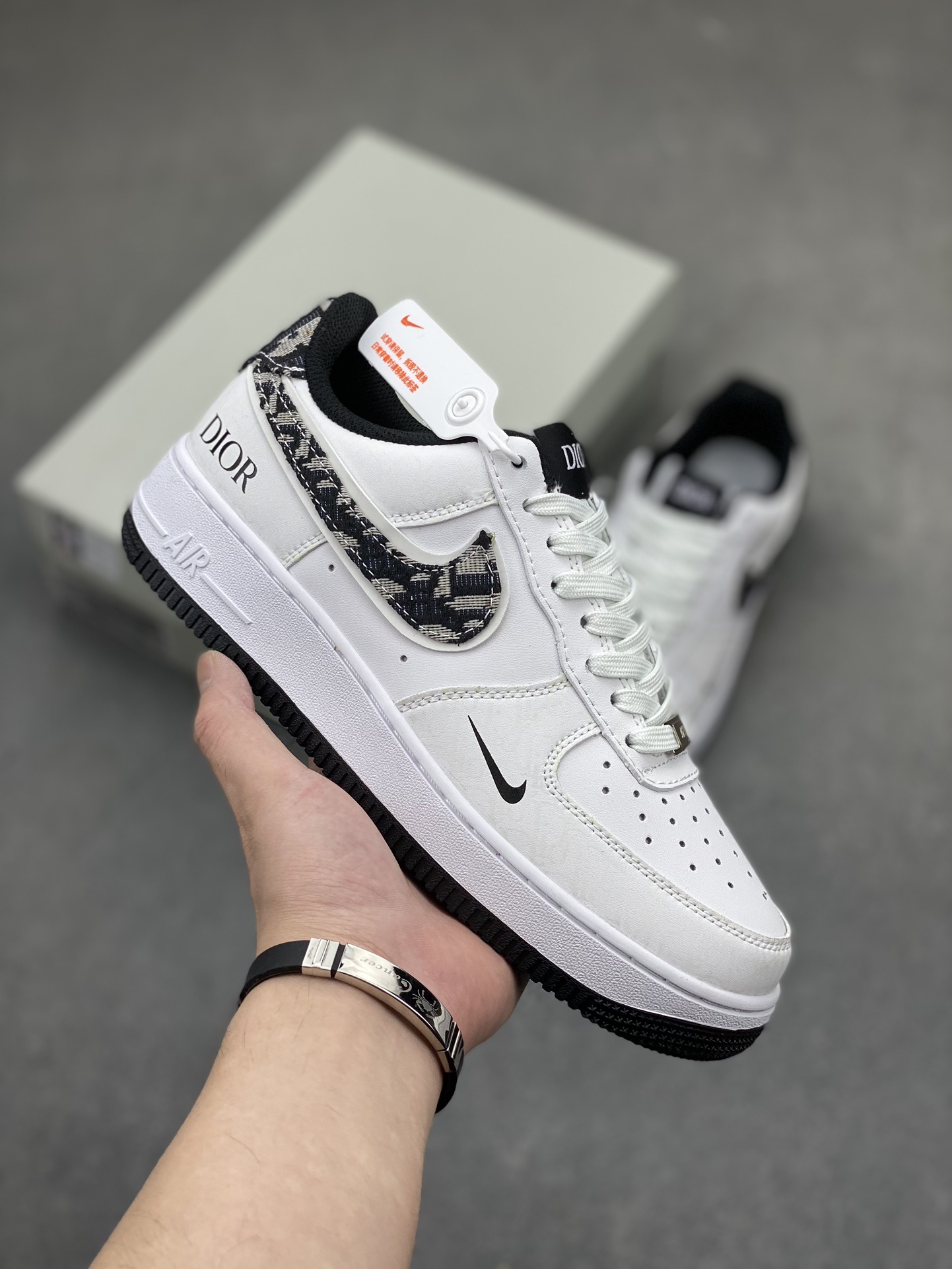 Nike Air Force 1 Low Dior White Black Sneakers DR6239-837 2 i1717357863 6277 8