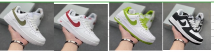 Nike Air Force 1 Low Top Sneakers in Multiple Colors and Style for Men