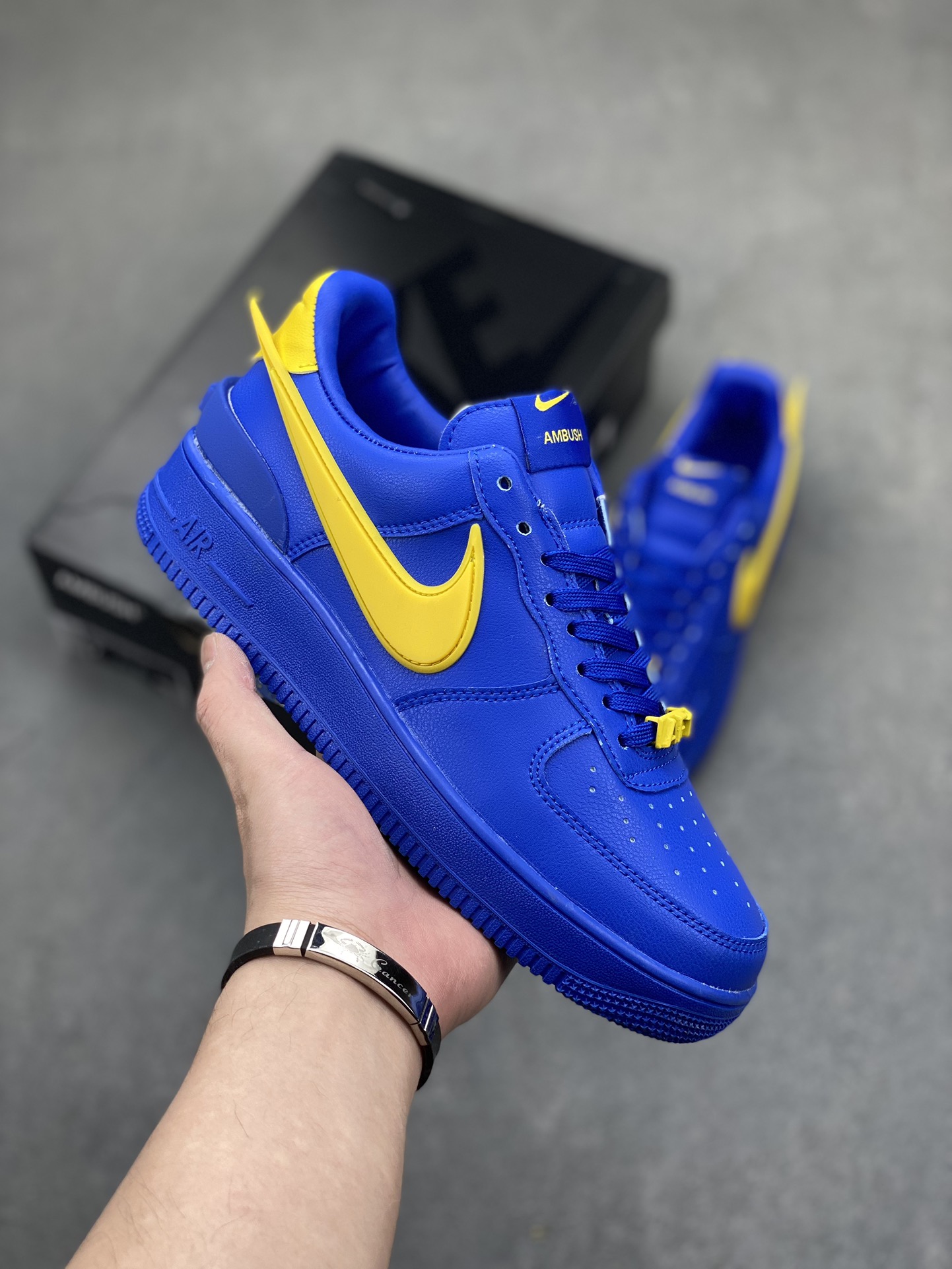 Nike Air Force 1 Low AMBUSH Blue Yellow Casual Sneakers DV3464-400 2 i1717447536 1455 2