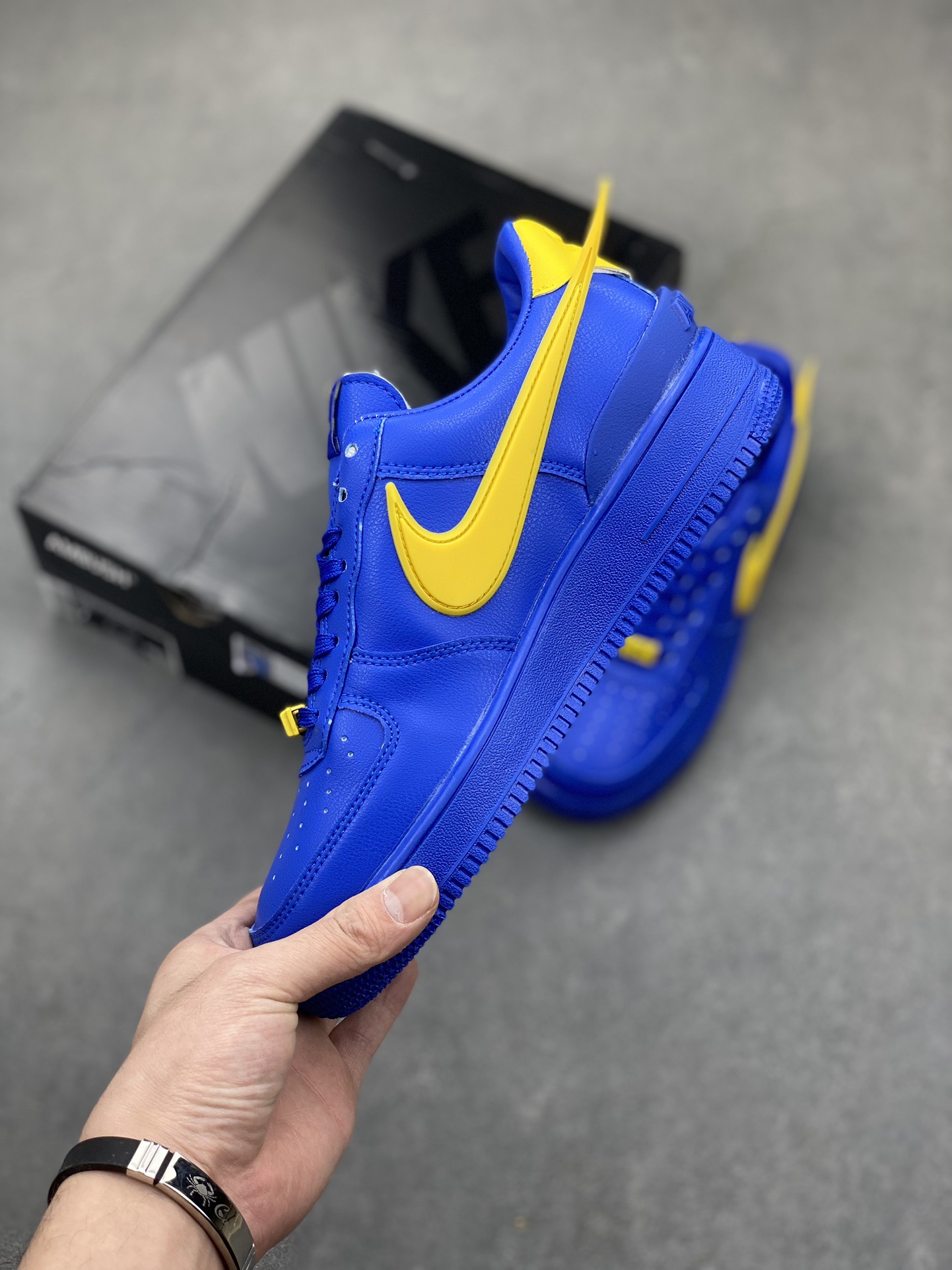 Nike Air Force 1 Low AMBUSH Blue Yellow Casual Sneakers DV3464-400 4 i1717447536 3436 1