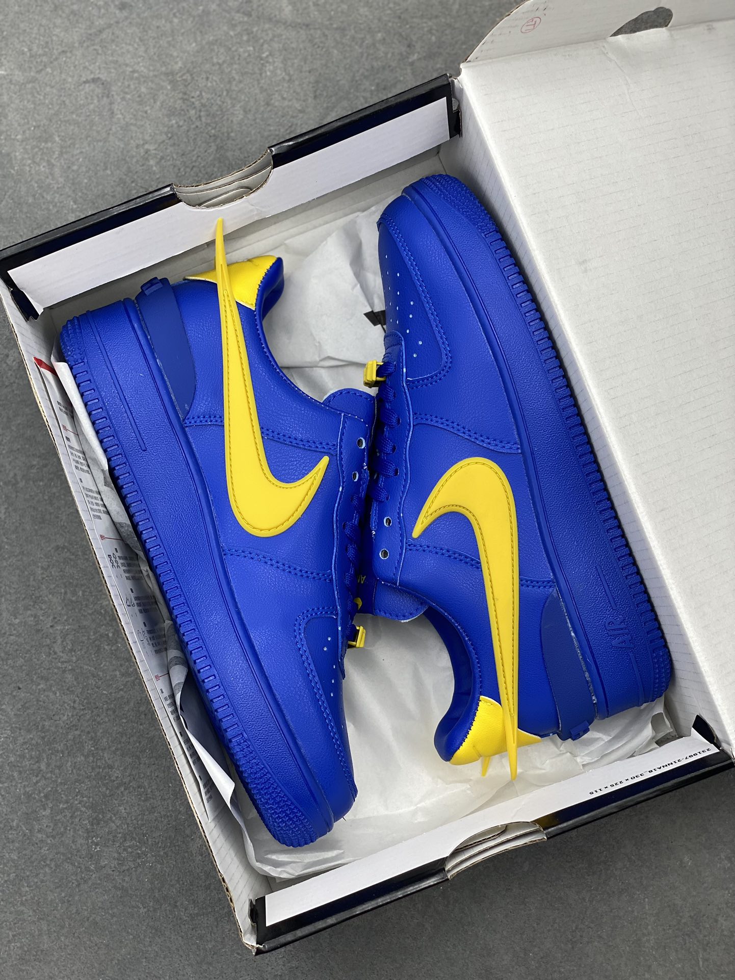 Nike Air Force 1 Low AMBUSH Blue Yellow Casual Sneakers DV3464-400 10 i1717447537 750 8