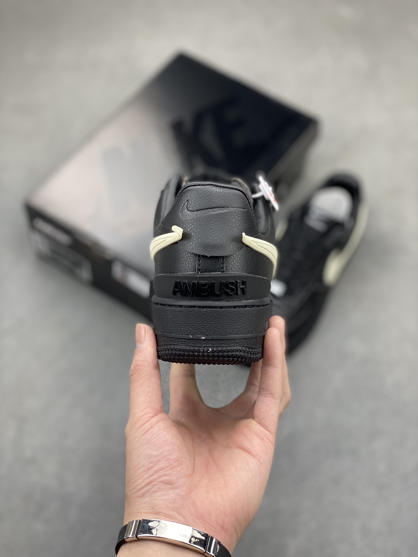 Nike Air Force 1 Low Black and Sail AMBUSH, Versatile Sneakers, DV3464-001 5 i1717447574 2263 0