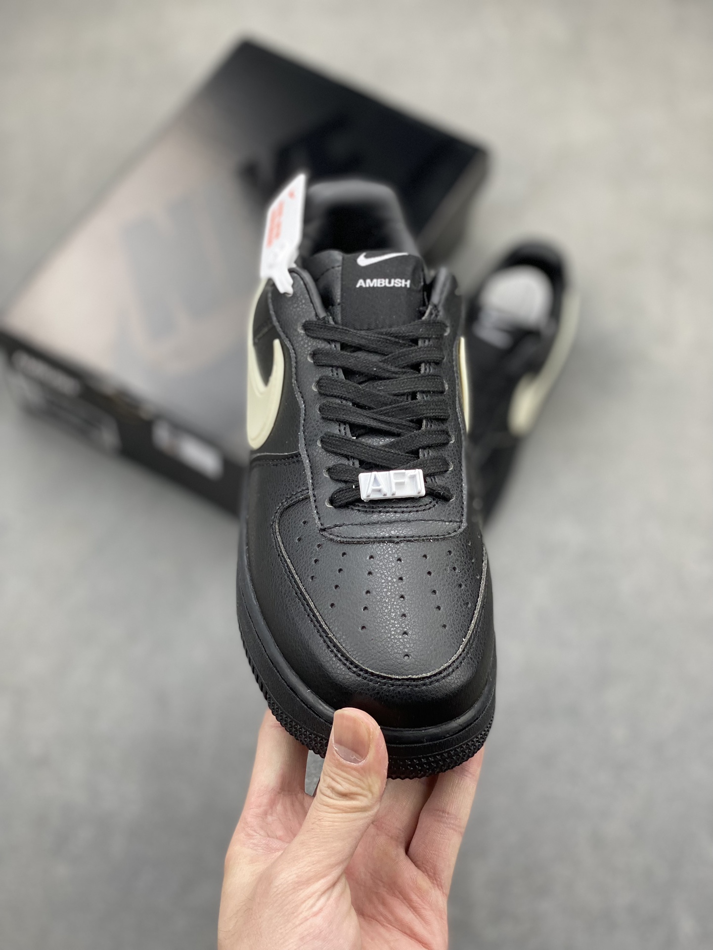 Nike Air Force 1 Low Black and Sail AMBUSH, Versatile Sneakers, DV3464-001 3 i1717447574 6459 8