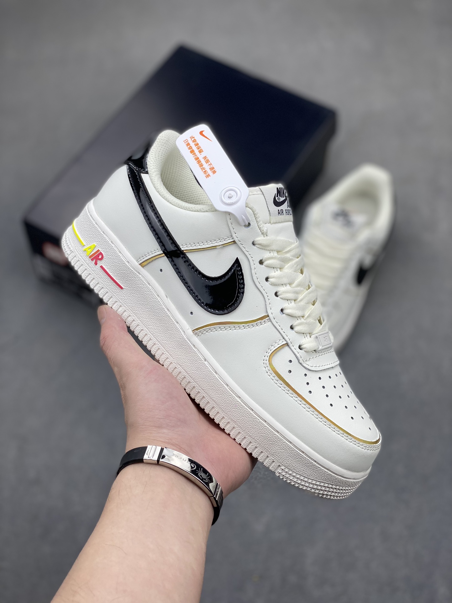 Nike Air Force 1 Low Gold Trim Iridescent Casual Sneakers ZX9856-599 2 i1717530171 2653 0