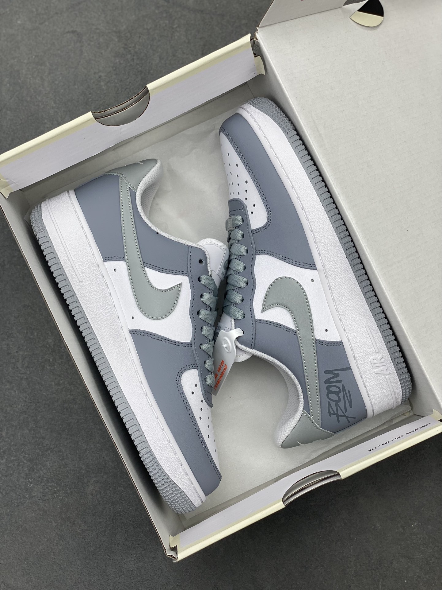 Nike Air Force 1 Low Grey White Sneakers FJ4146-111 10 i1717530238 2884 3