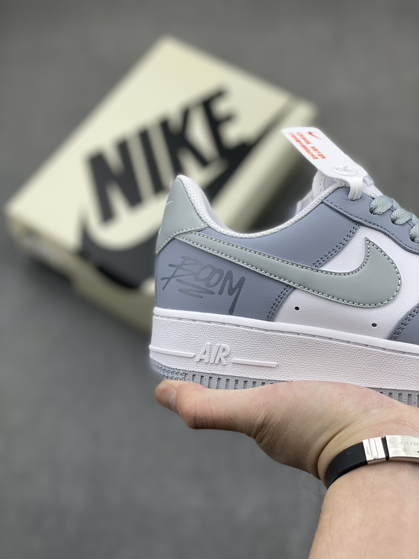 Nike Air Force 1 Low Grey White Sneakers FJ4146-111 6 i1717530238 436 0