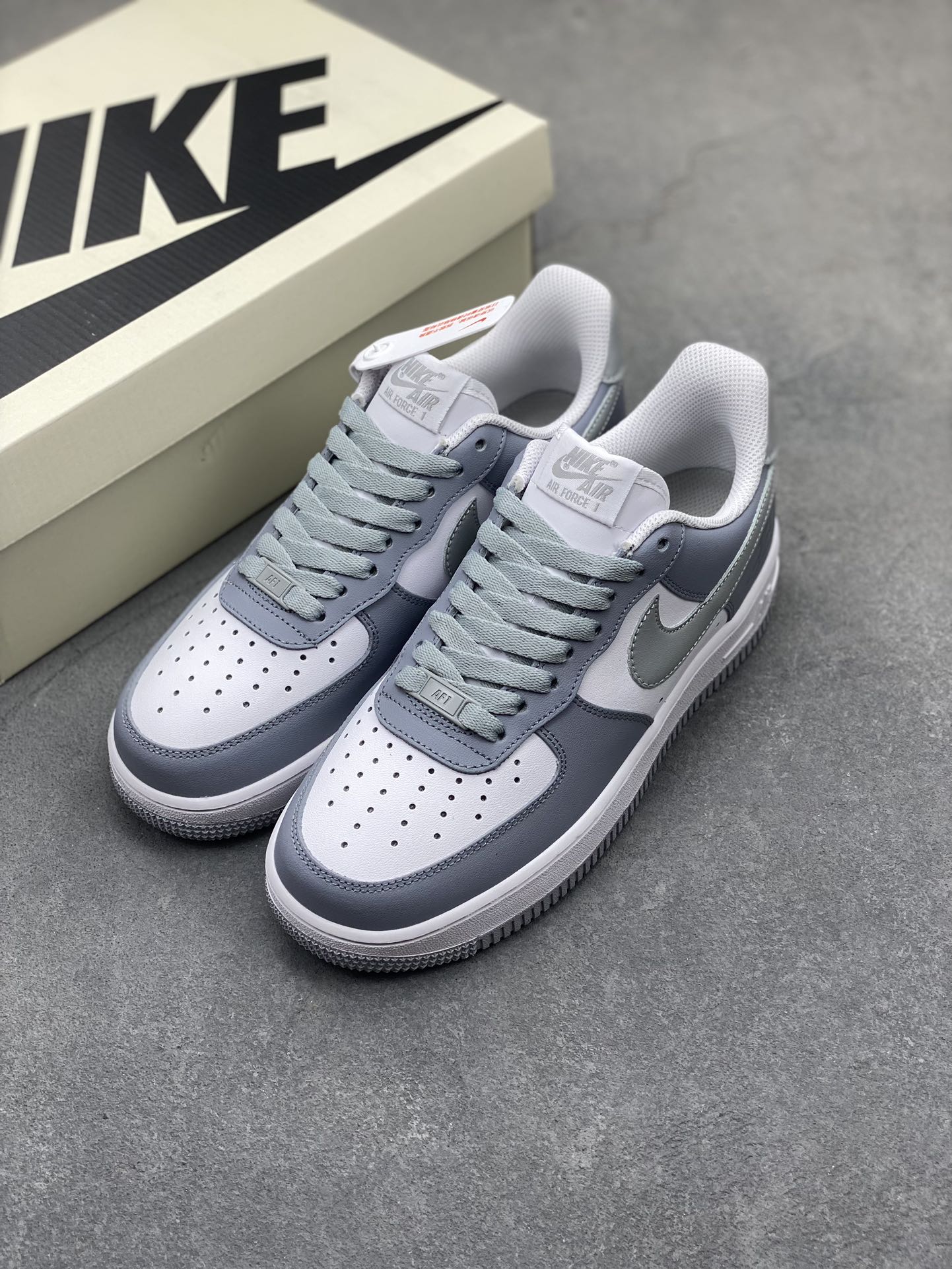 Nike Air Force 1 Low Grey White Sneakers FJ4146-111 9 i1717530239 364 7