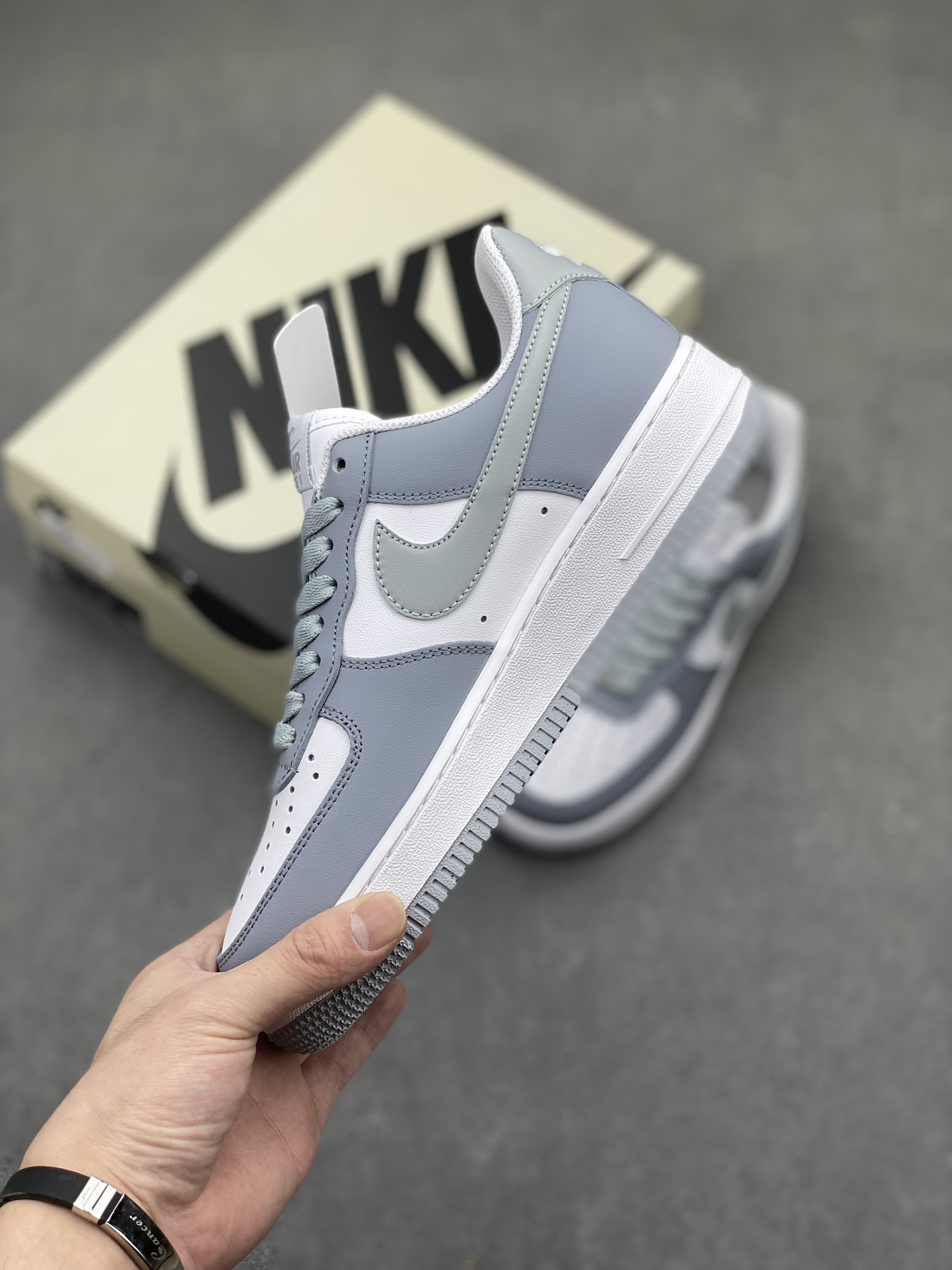 Nike Air Force 1 Low Grey White Sneakers FJ4146-111 4 i1717530239 6203 8