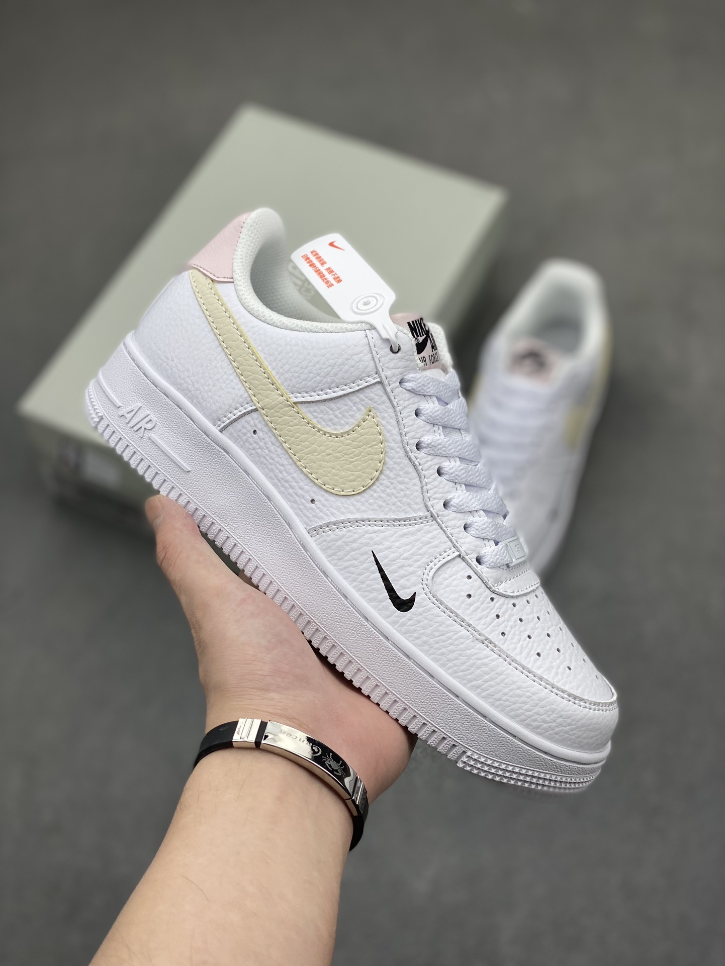 Nike Air Force 1 '07 Low White/Yellow Women's Sneaker HF9992-100 2 i1717619161 3765 1