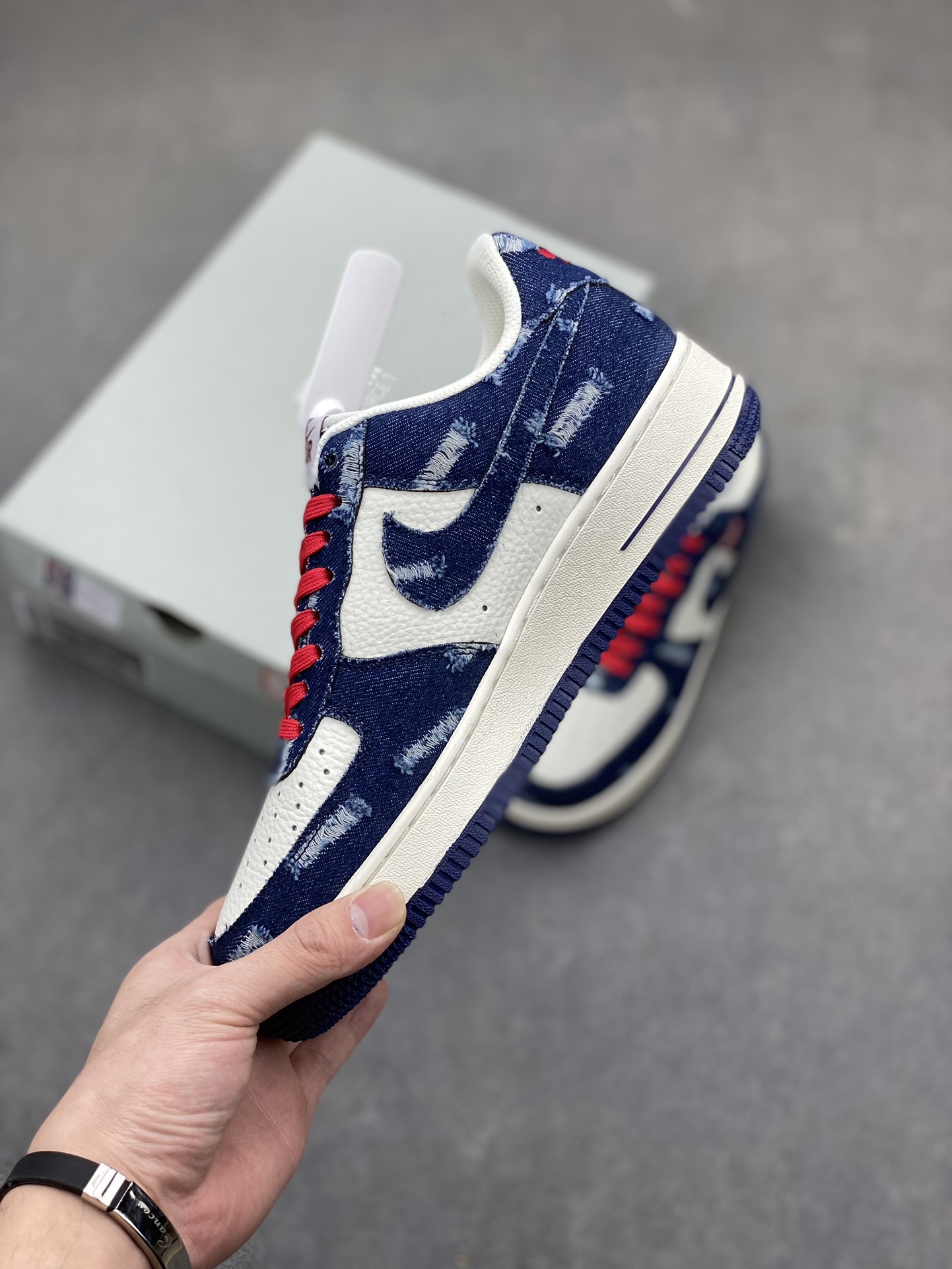 Nike Air Force 1 Low Denim Casual Sneakers - VT5698-569 4 i1717704247 5295 7