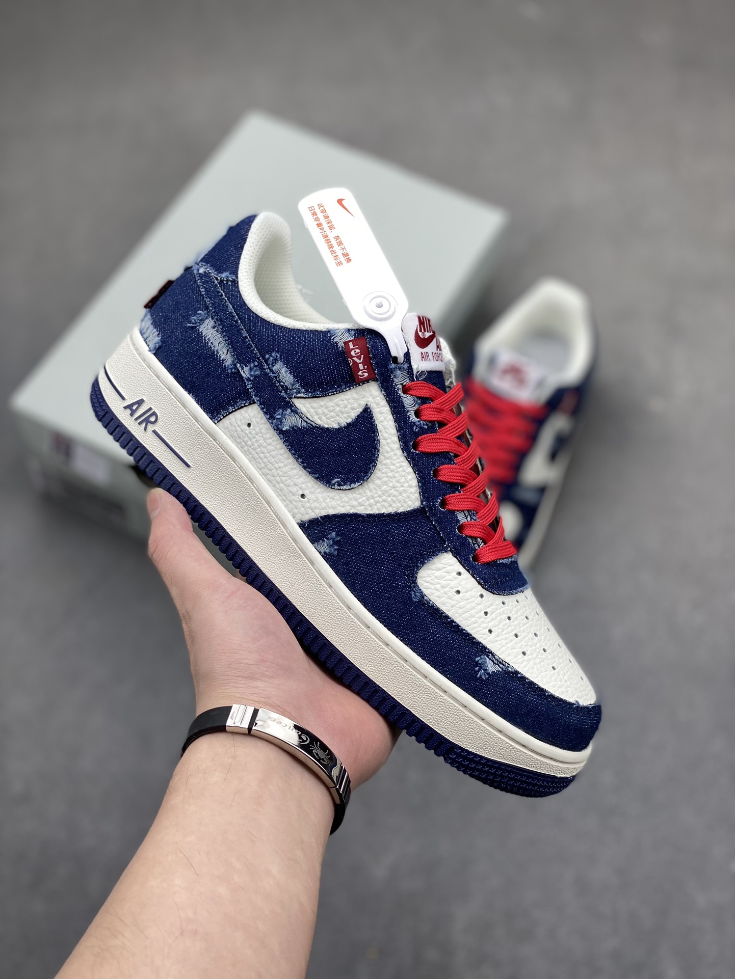 Nike Air Force 1 Low Denim Casual Sneakers - VT5698-569 2 i1717704247 5492 8