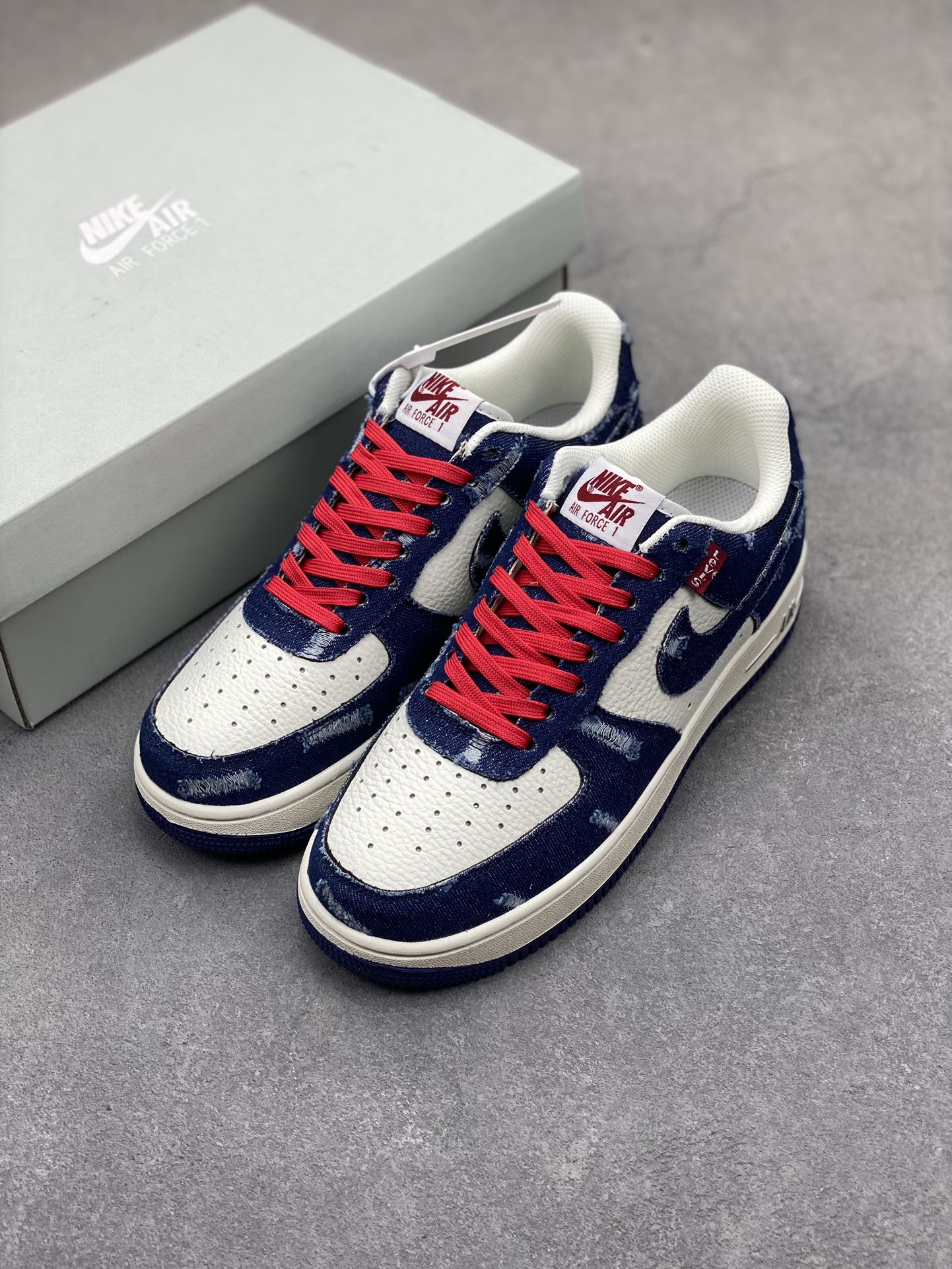 Nike Air Force 1 Low Denim Casual Sneakers - VT5698-569 9 i1717704247 5694 6
