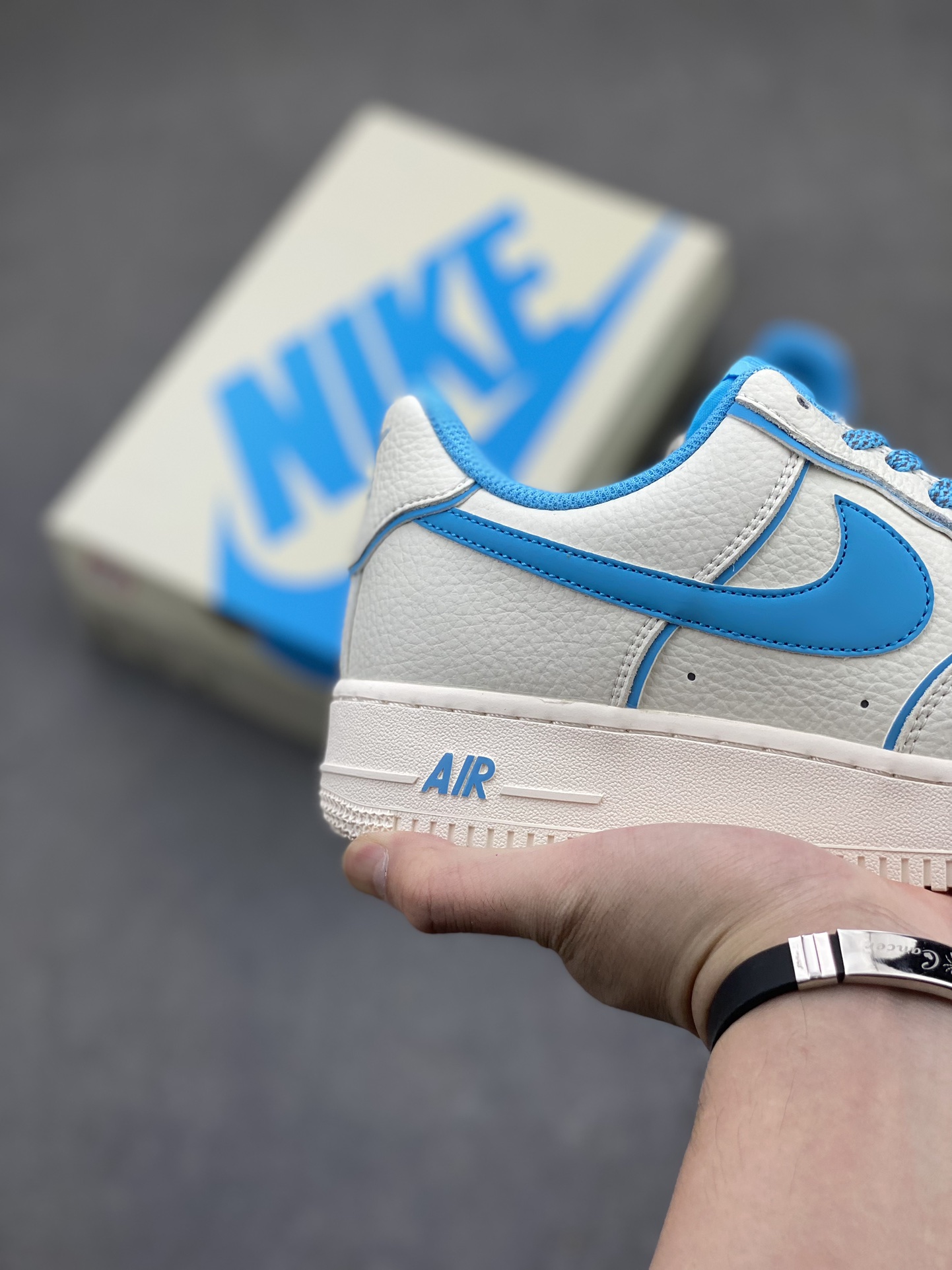 Nike Air Force 1 '07 Low White Blue Casual Sneakers UH8958-066 6 i1717704372 161 4