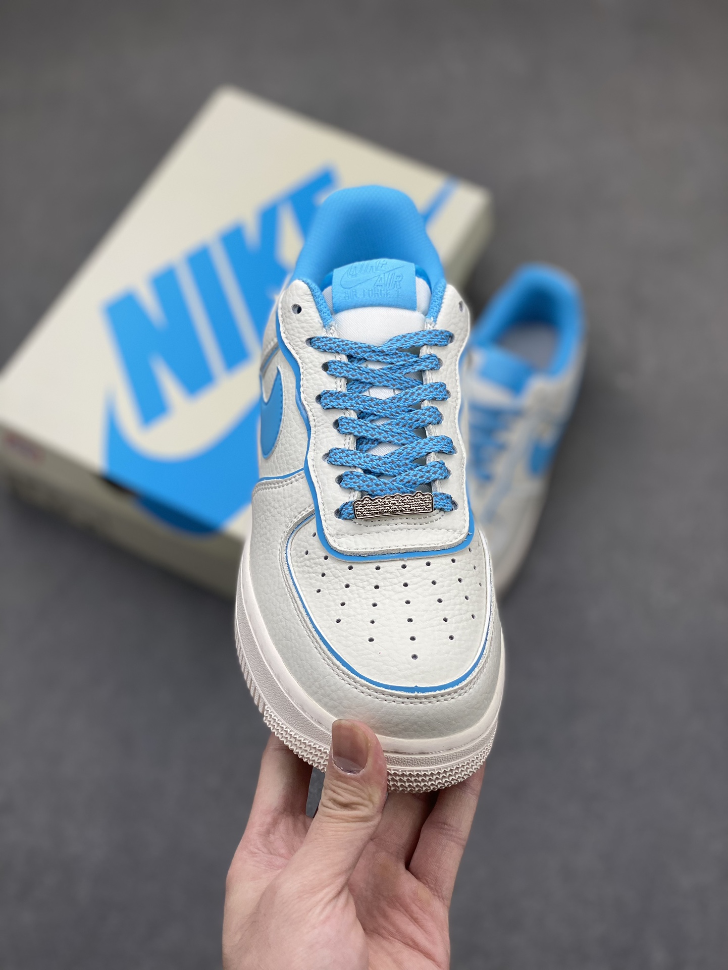 Nike Air Force 1 '07 Low White Blue Casual Sneakers UH8958-066 3 i1717704372 3830 6